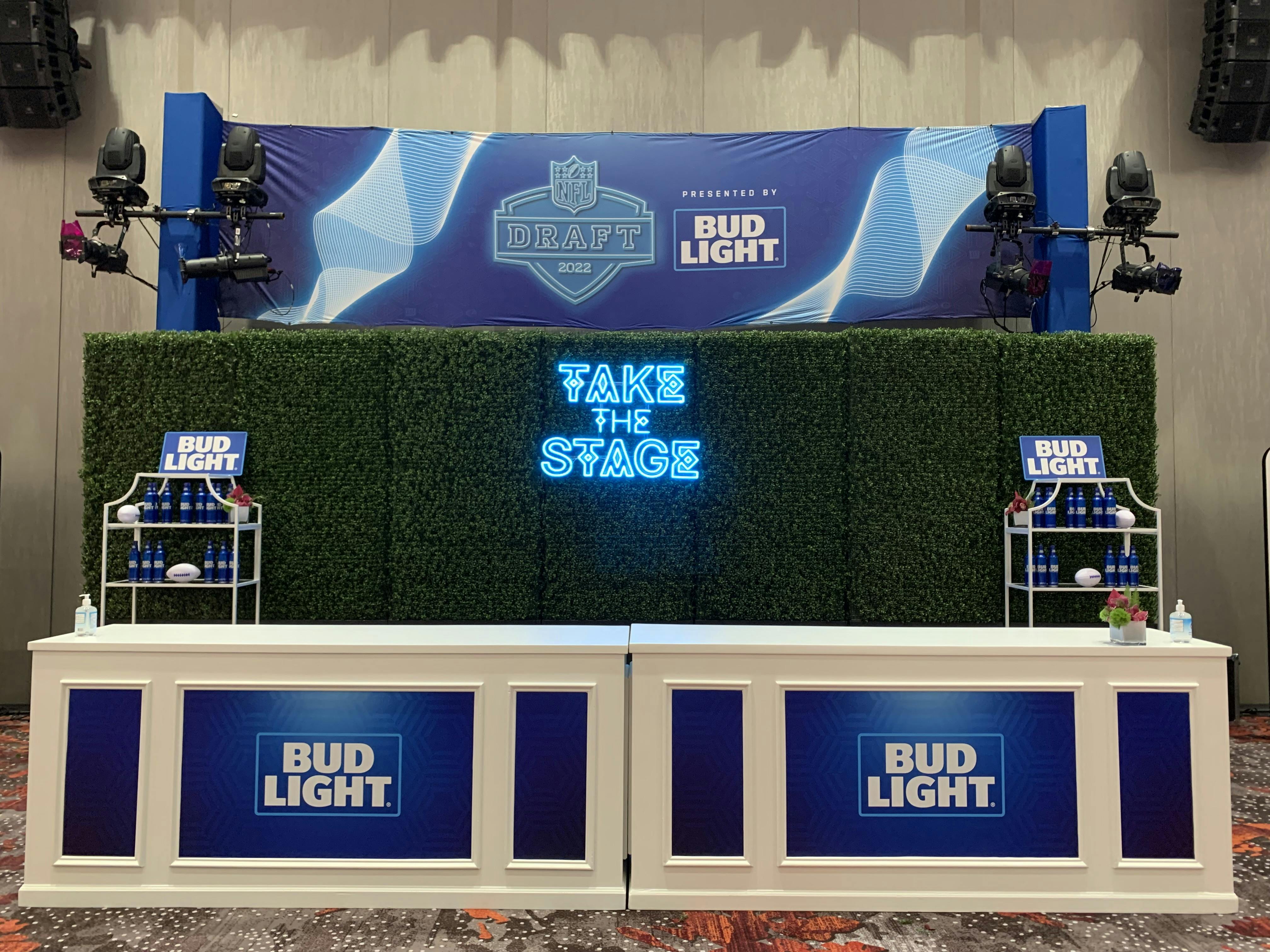 NFL Decorates Draft Site With Las Vegas Flair