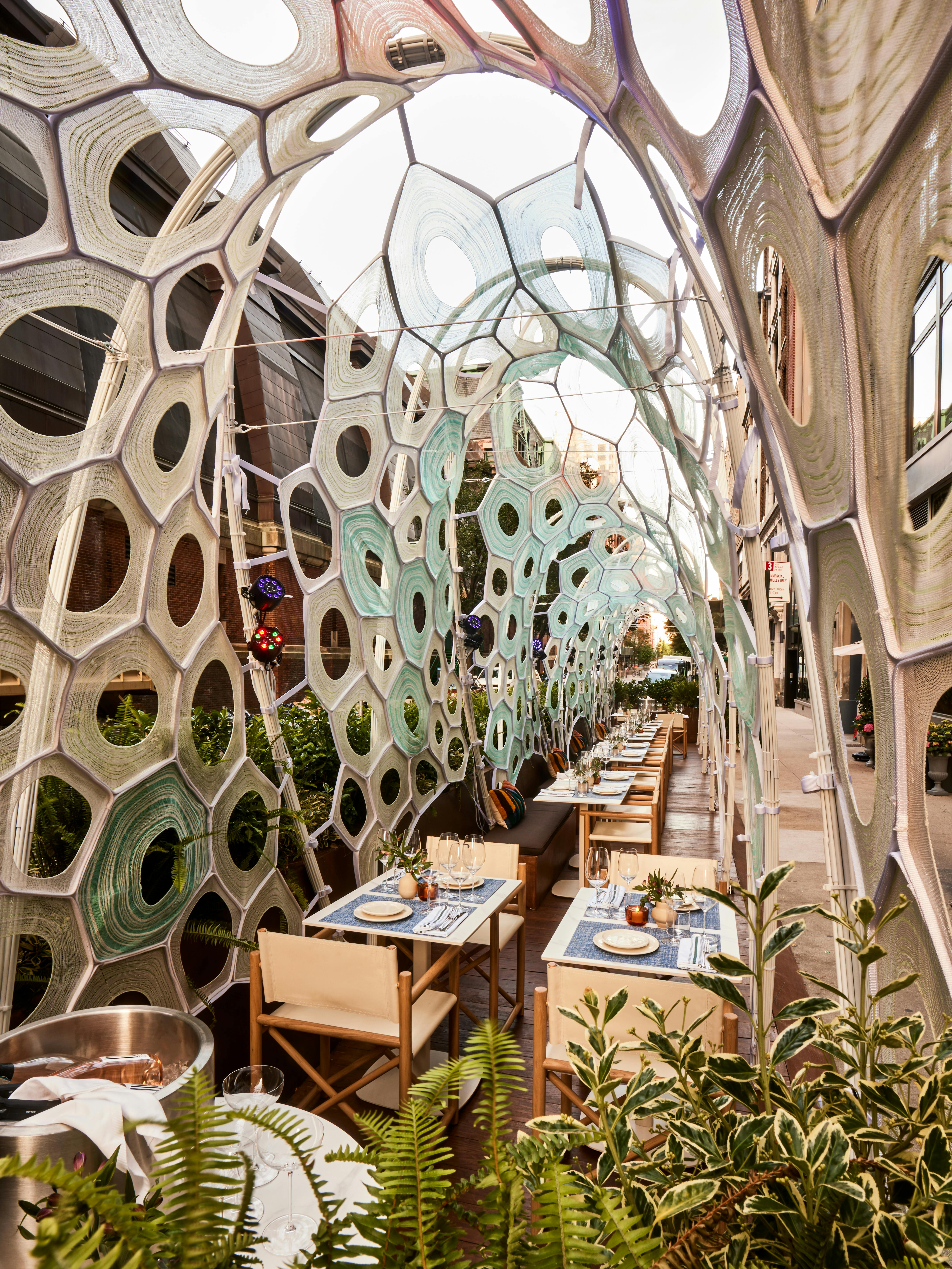 The Pavilion, Outdoor event space at NeueHouse Madison Square