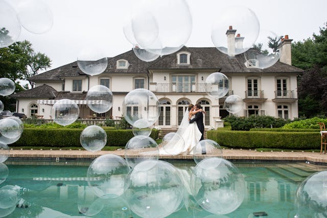 Featured photo from Glamorous Backyard Wedding in Larchmont, New York