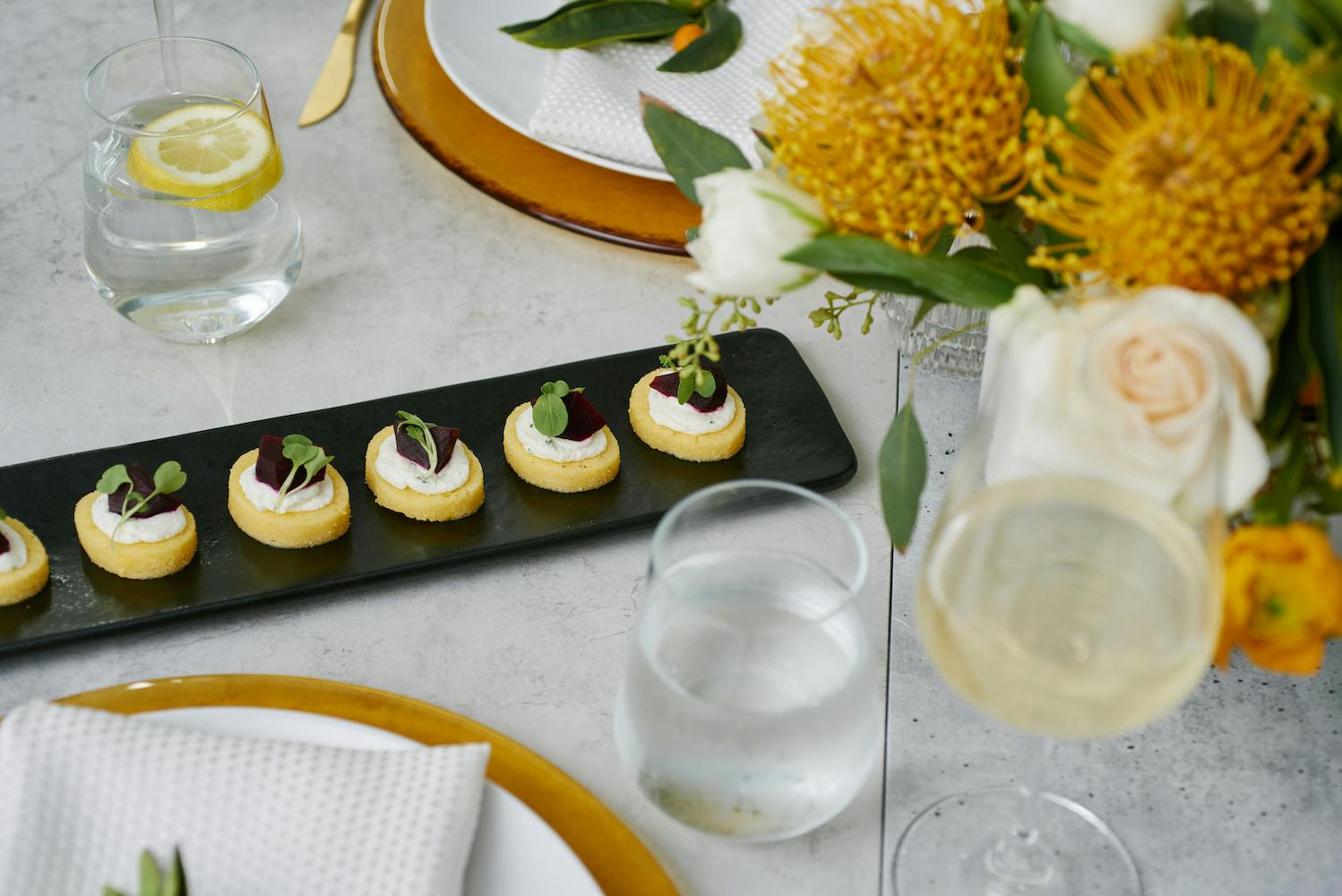 Hors D'oeuvres Savory Hospitality PartySlate