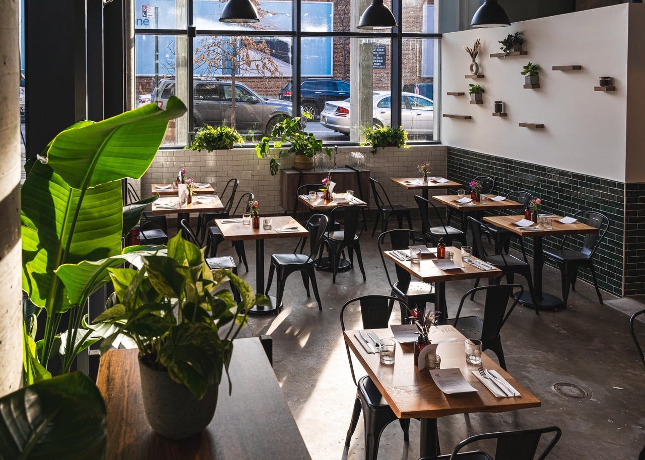 Main Dining Room, Restaurant event space at Isla & Co Williamsburg