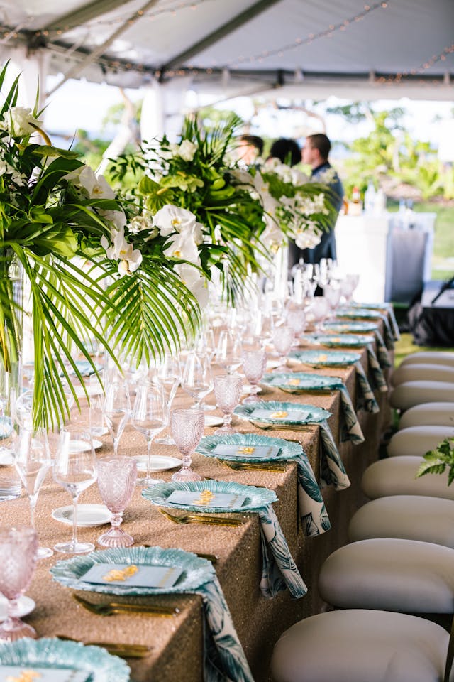 Featured photo from Tropical, Colorful, Glam Beach Wedding