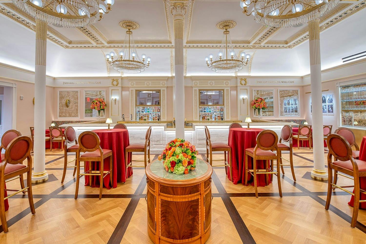 Weill Café, an event space at Carnegie Hall