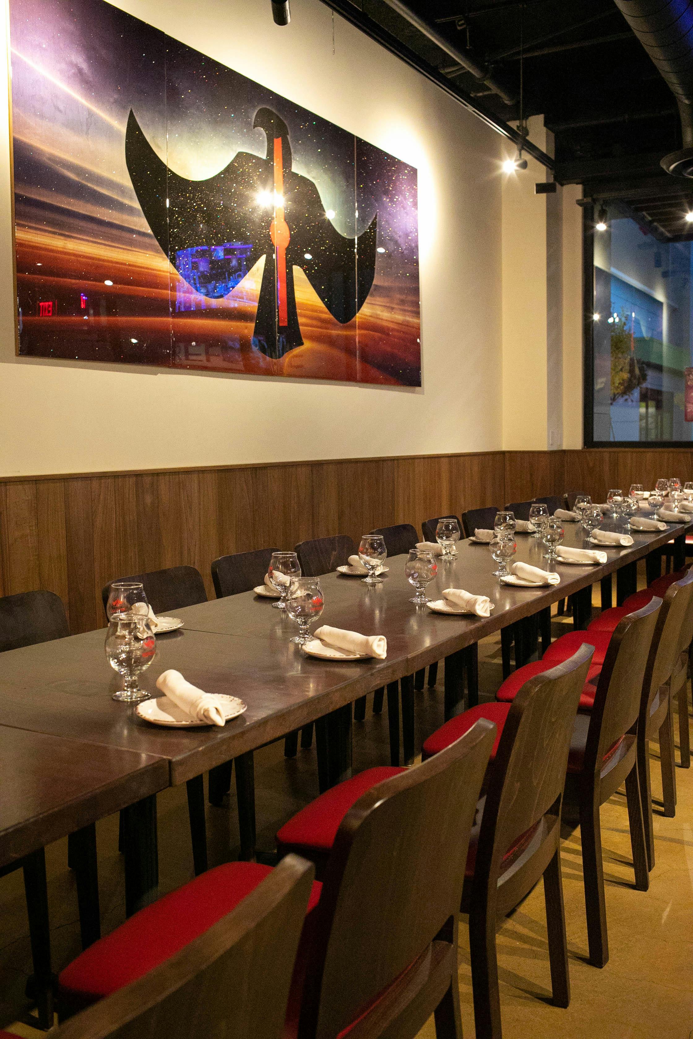 The Refuge Eagle Room, Restaurant event space at The Refuge San Mateo