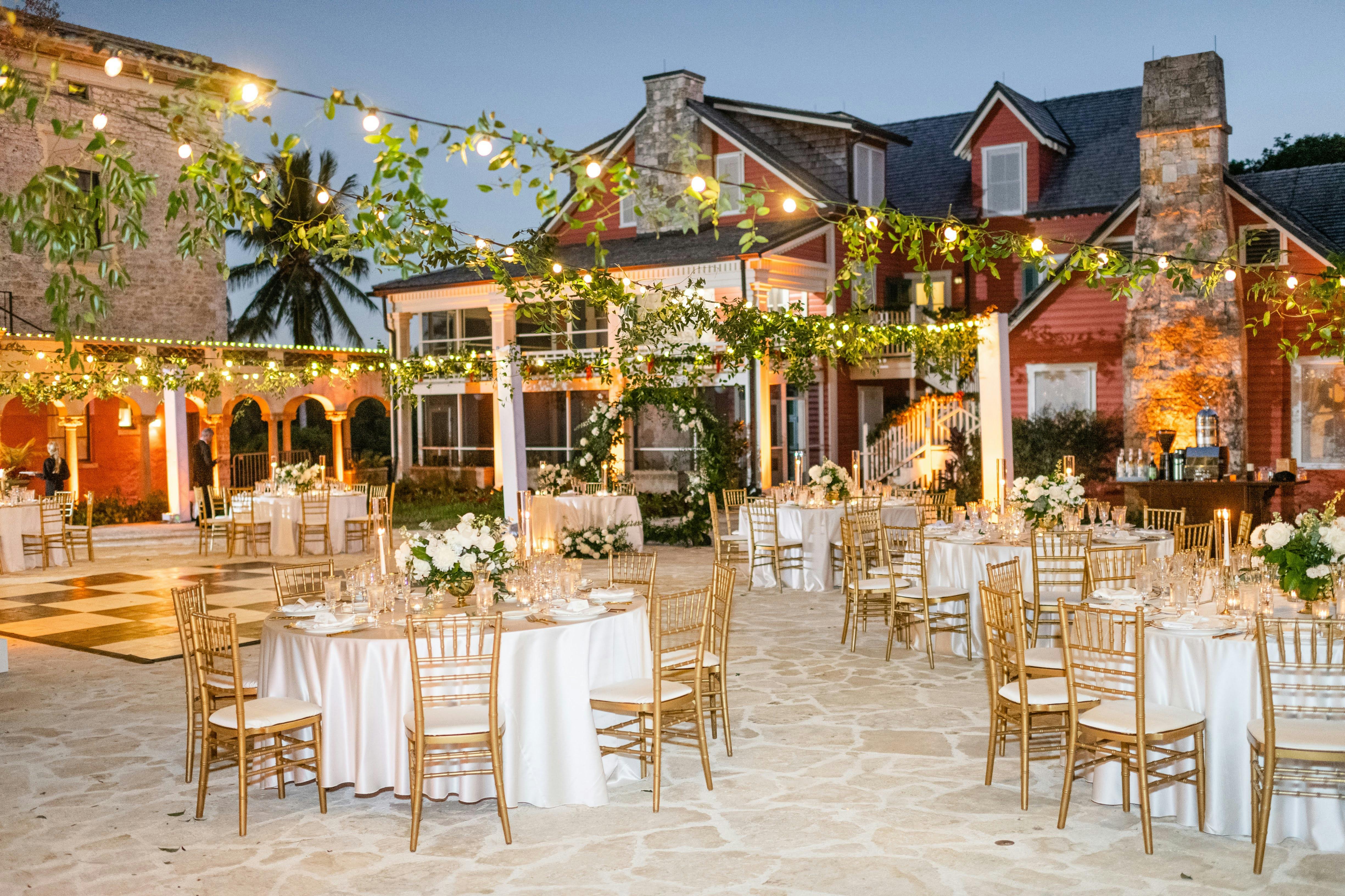 Courtyard, an event space at Deering Estate