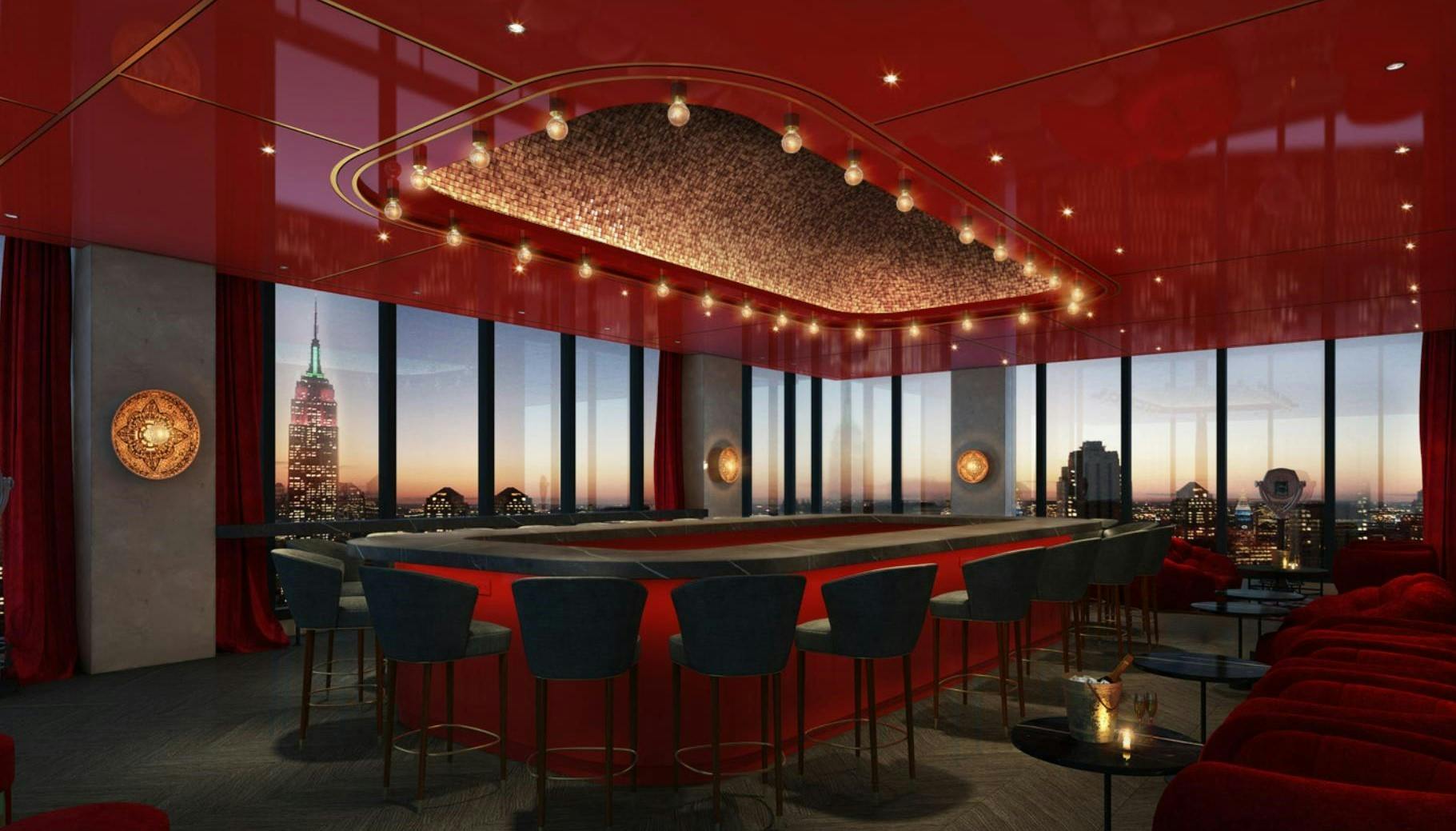 Sky Lounge, an event space at Virgin Hotels New York City