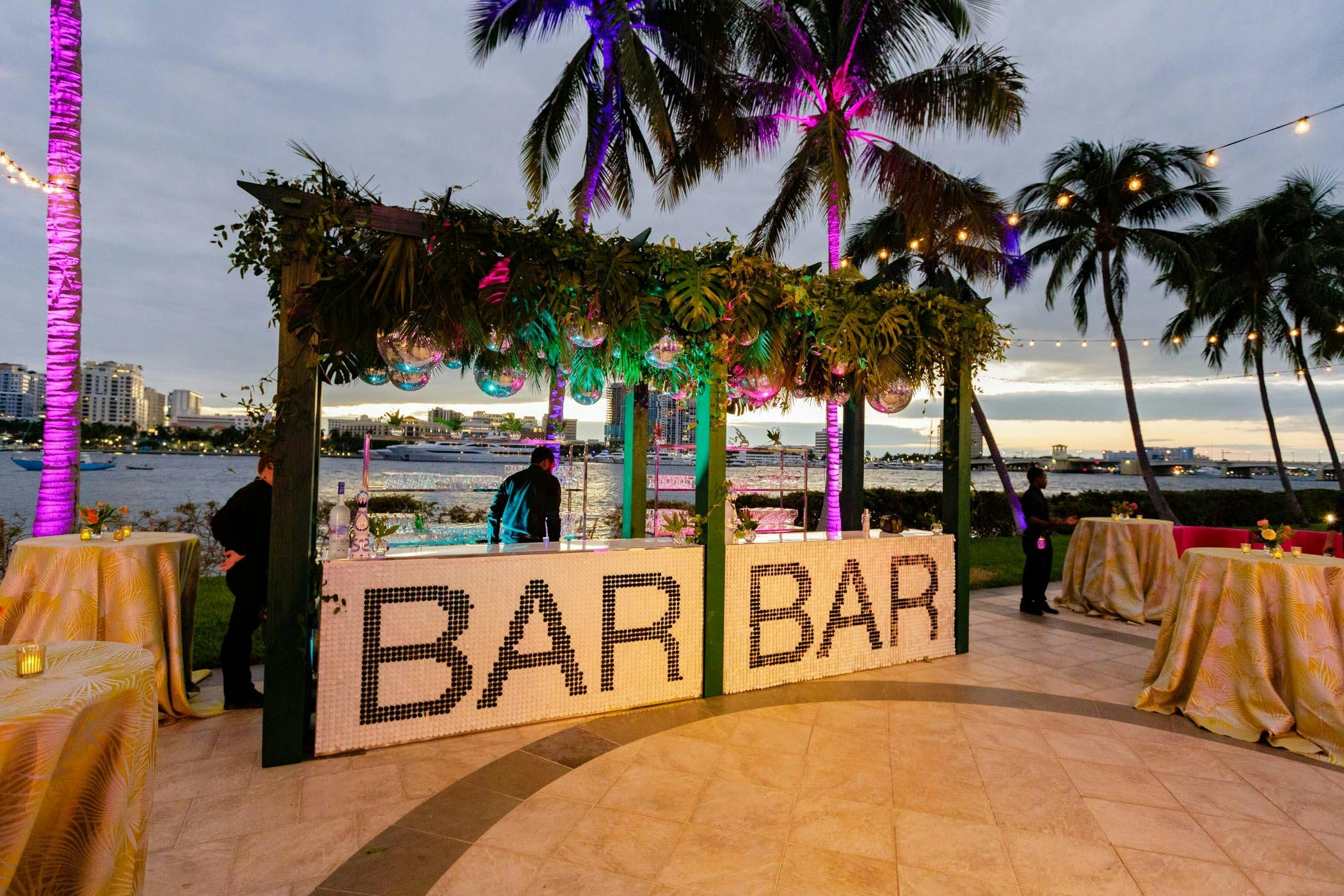A Modern Tropical 40th Birthday Party in Downtown Miami - Love.Style.Events
