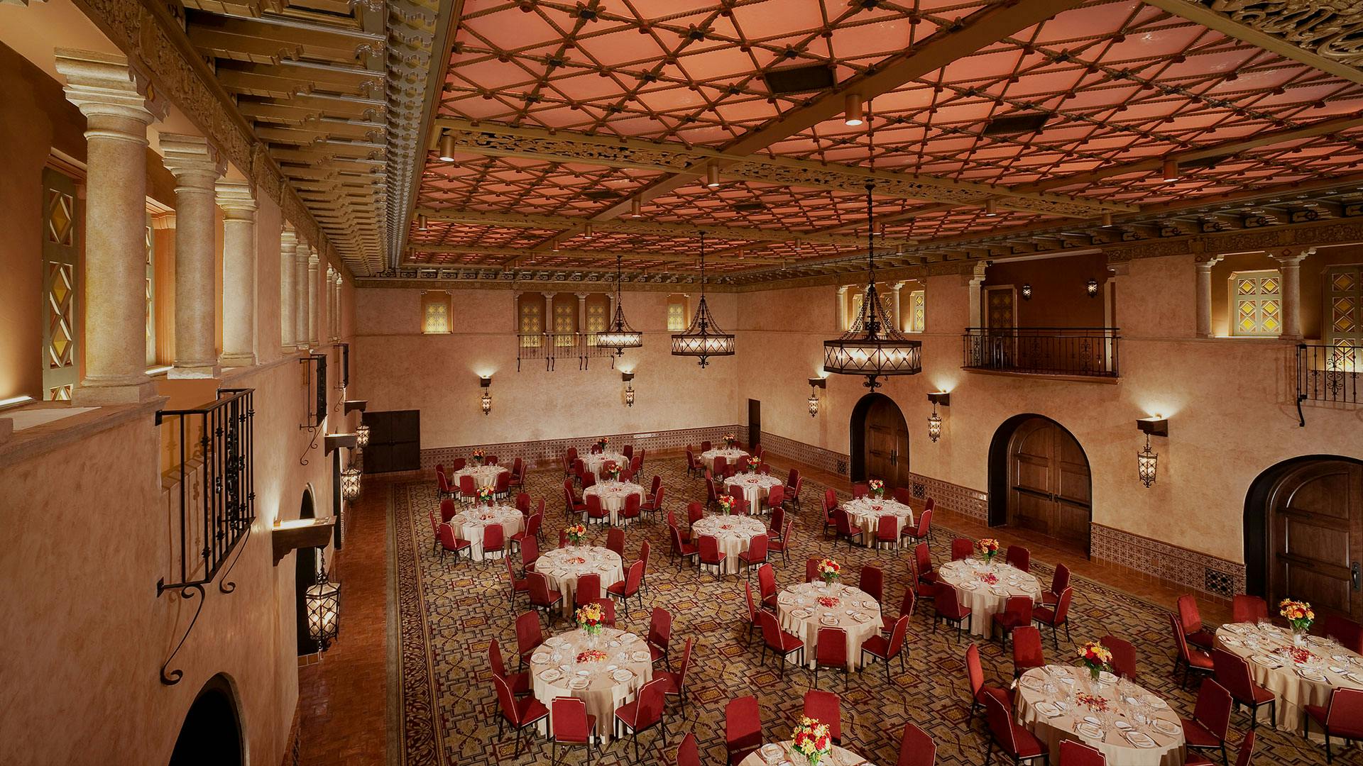 The Blossom Ballroom, an event space at The Hollywood Roosevelt