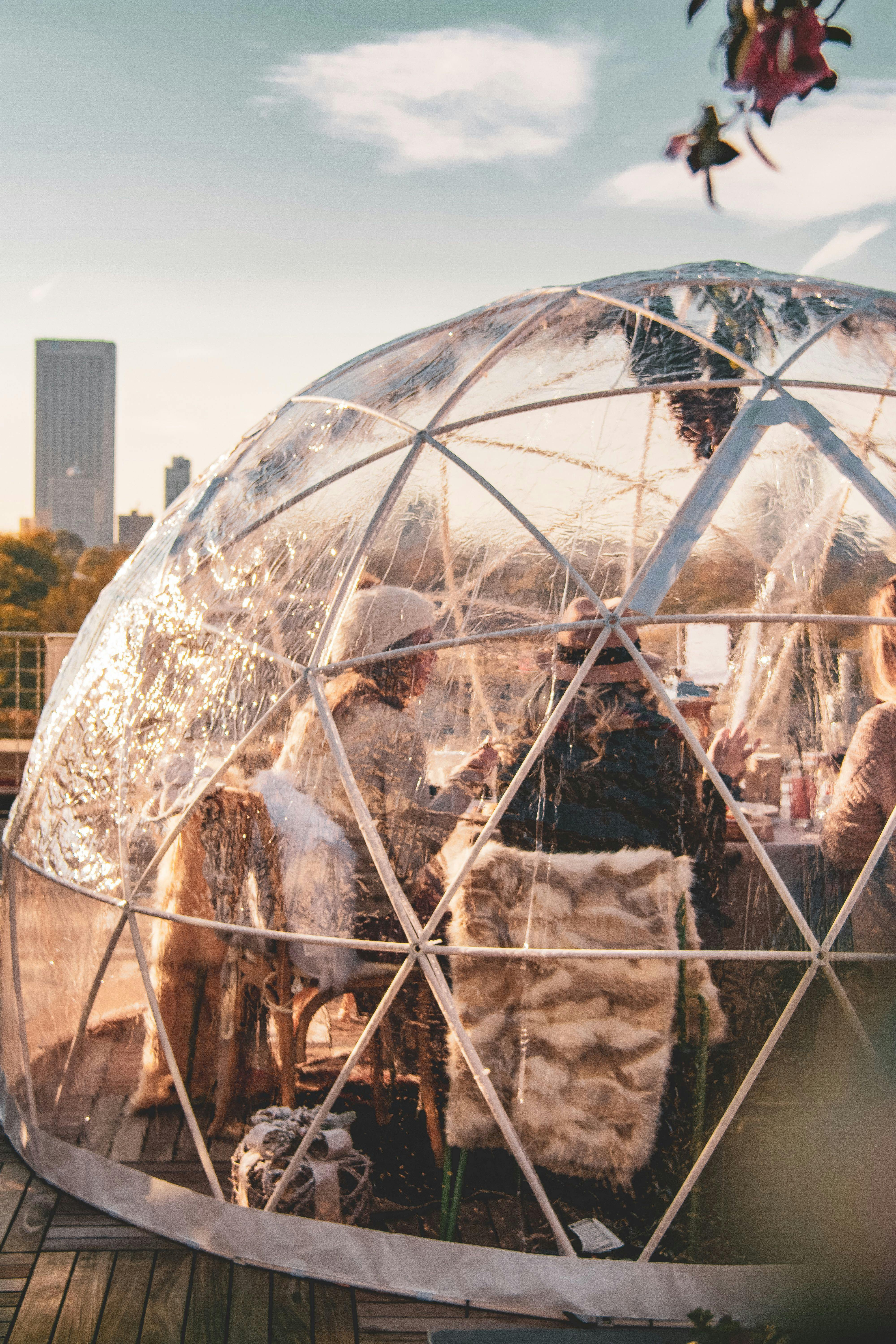 Winter Igloos The ROOF at Ponce City Market PartySlate