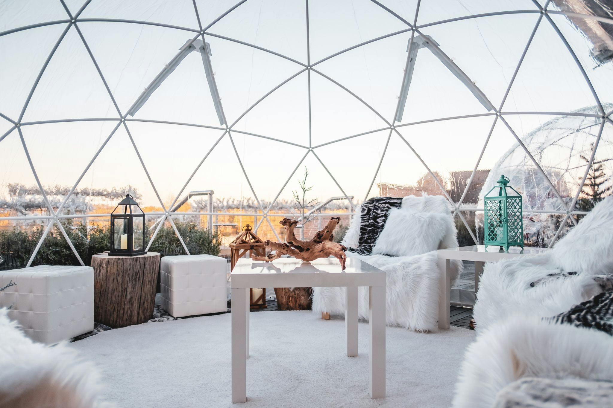 Winter Igloos The ROOF at Ponce City Market PartySlate