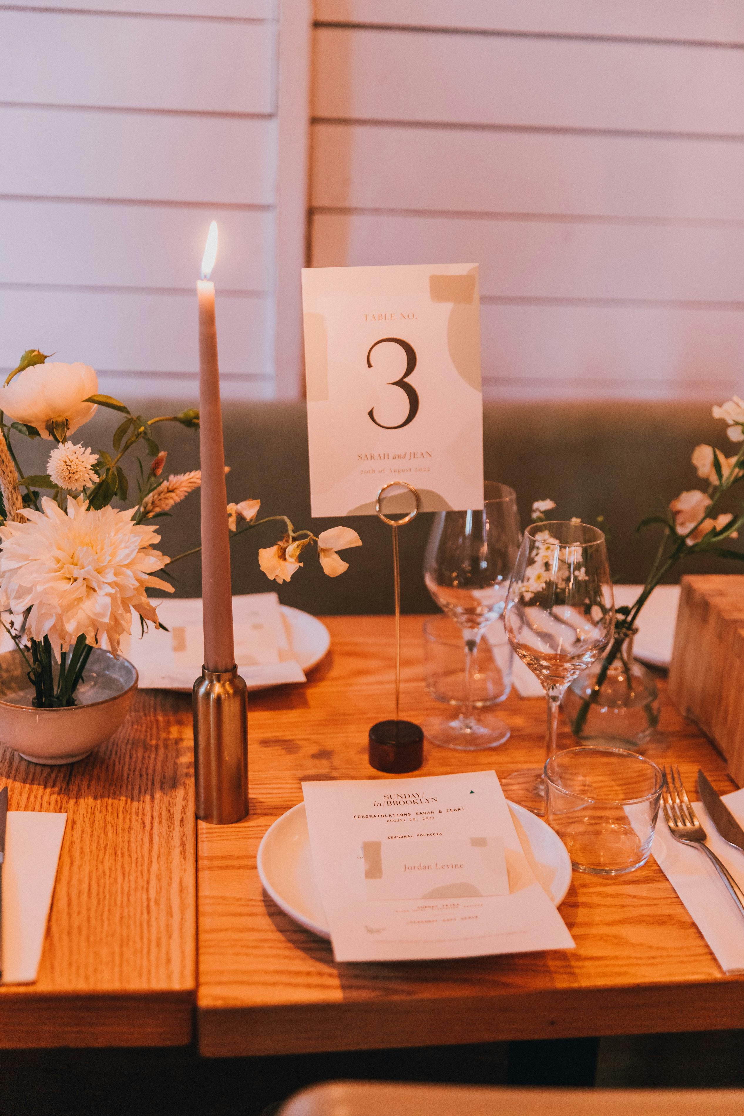 Wedding Place Card Ideas posted by Sunday in Brooklyn