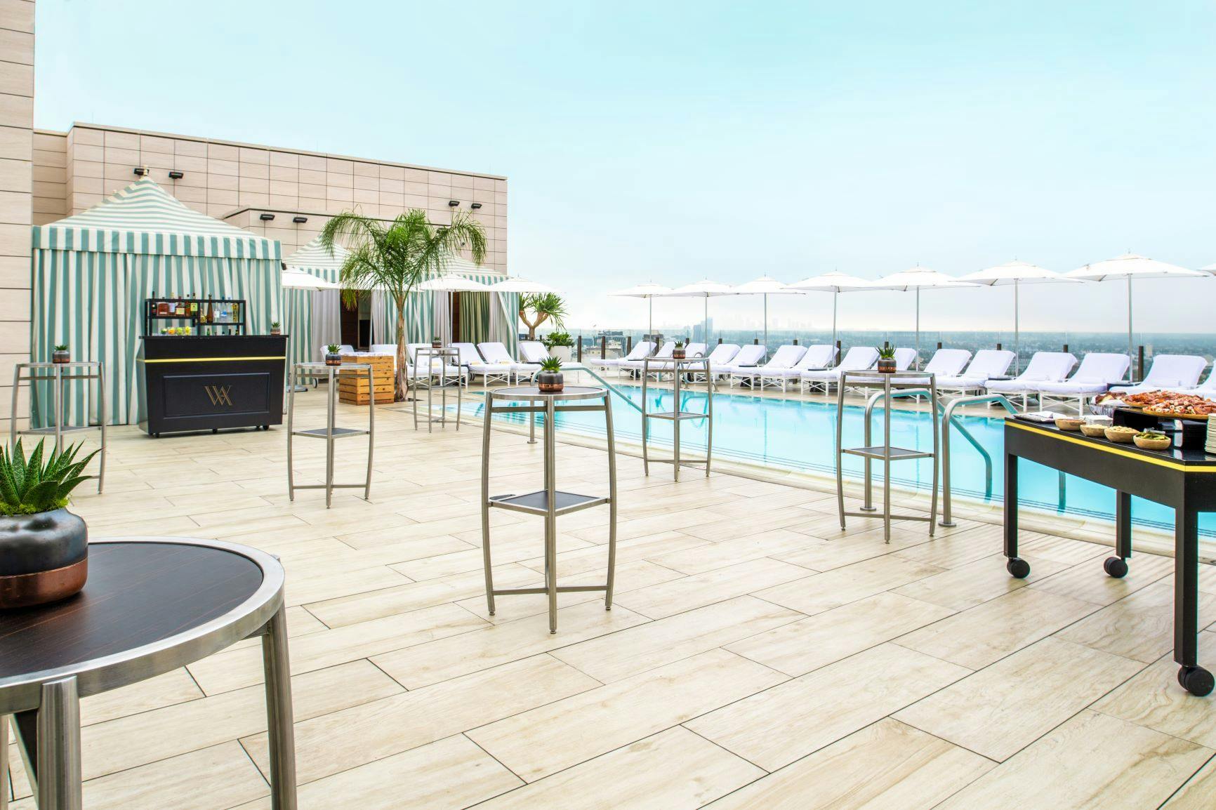 Rooftop Pool Lounge, Waldorf Astoria Beverly Hills