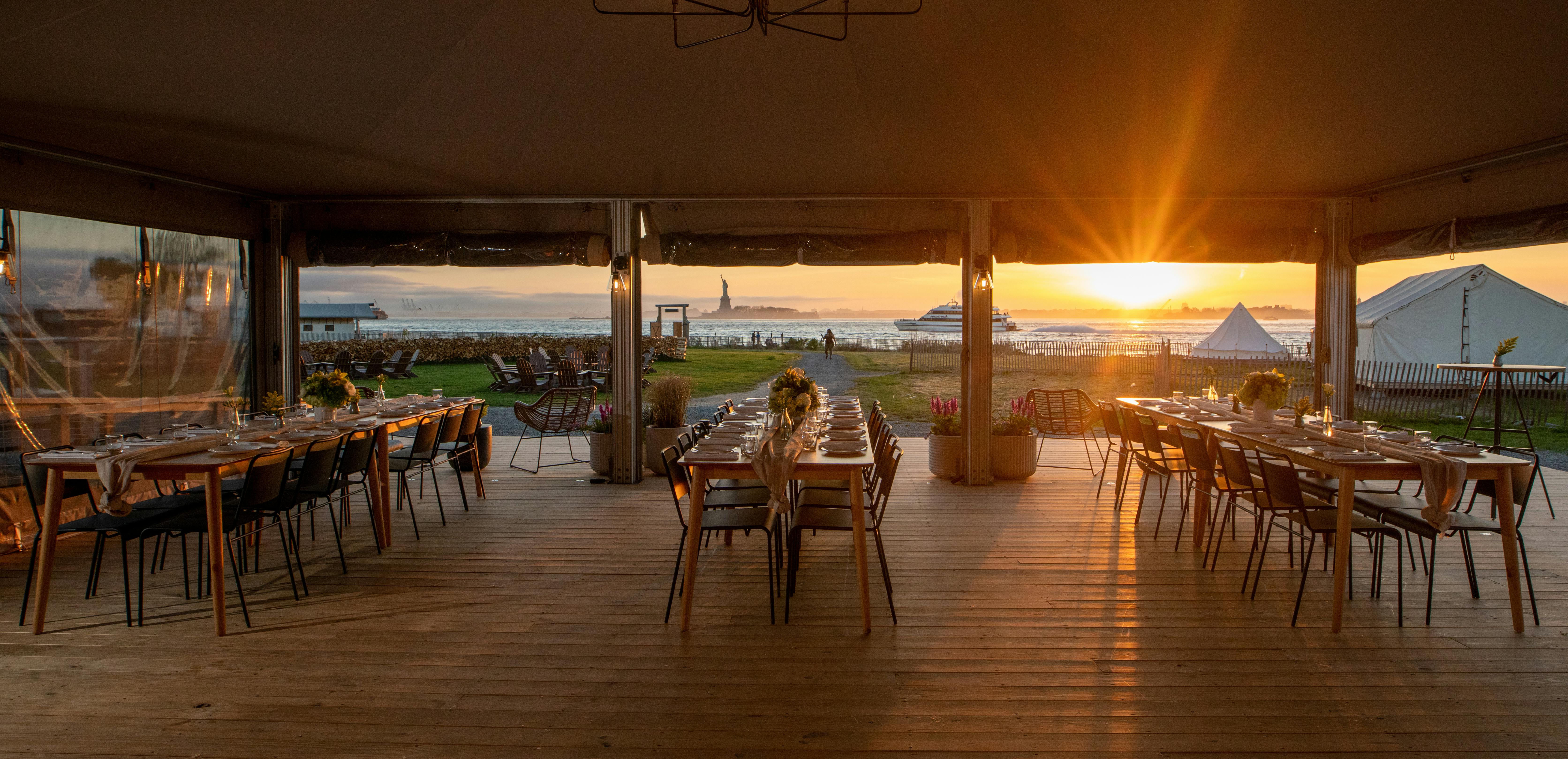 Collective Pavilion, Event Space at Collective Retreats Governors Island