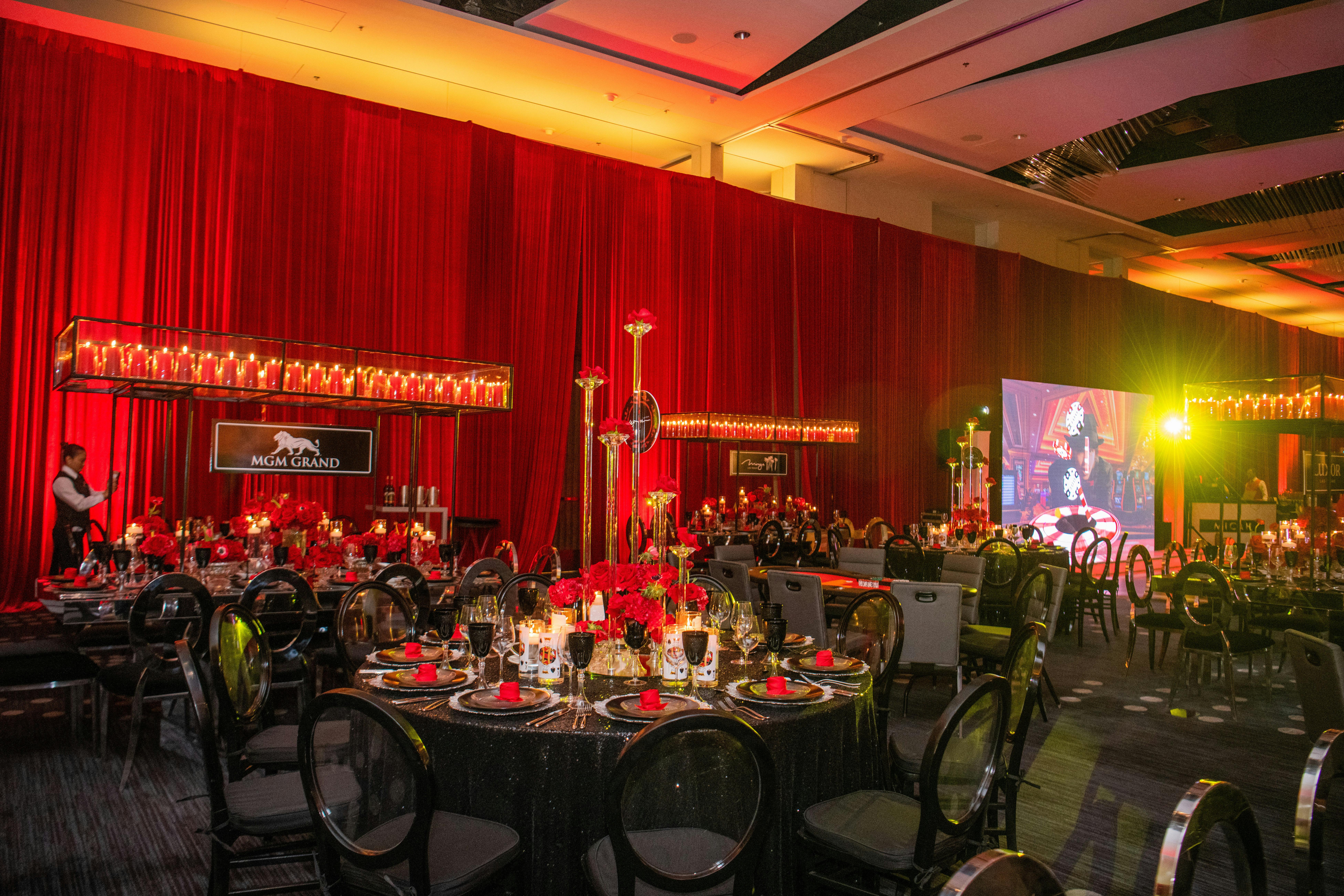 Las Vegas Themed Bar Mitzvah at Hyatt Regency Tyson's Corner in McLean