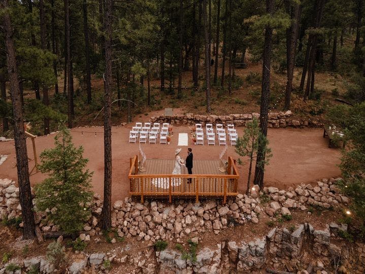 Wedding Aisle Ideas posted by Creekside Cabins And Tavern