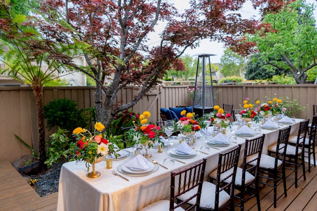 Featured photo from Garden Engagement Party at Private Residence in San Francisco, California