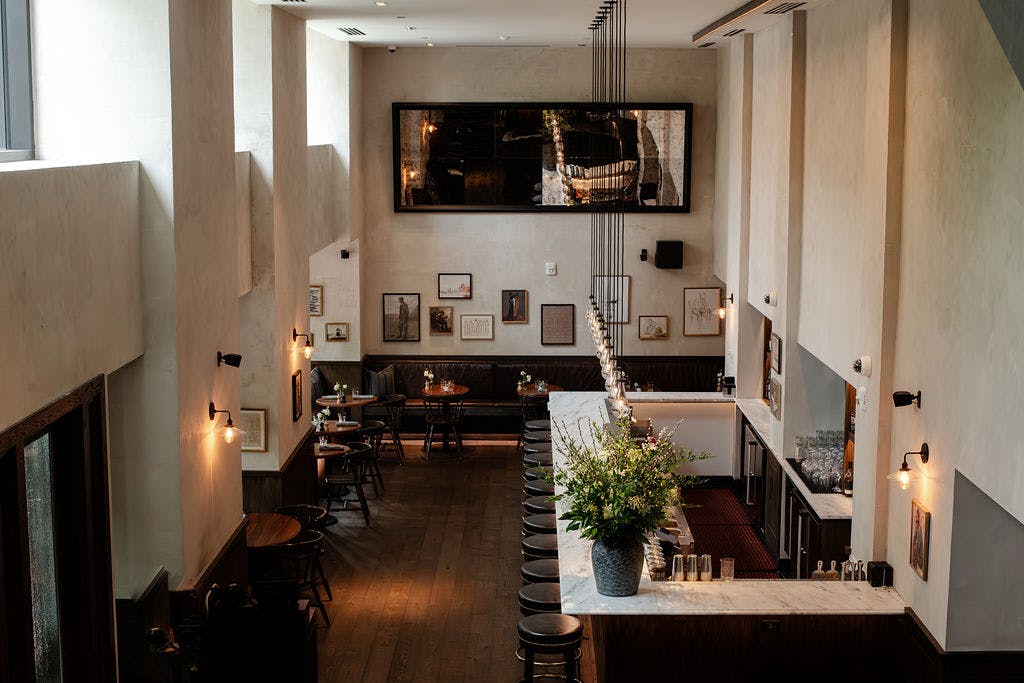 Dear Charles Tavern, an event space at The Study at Johns Hopkins