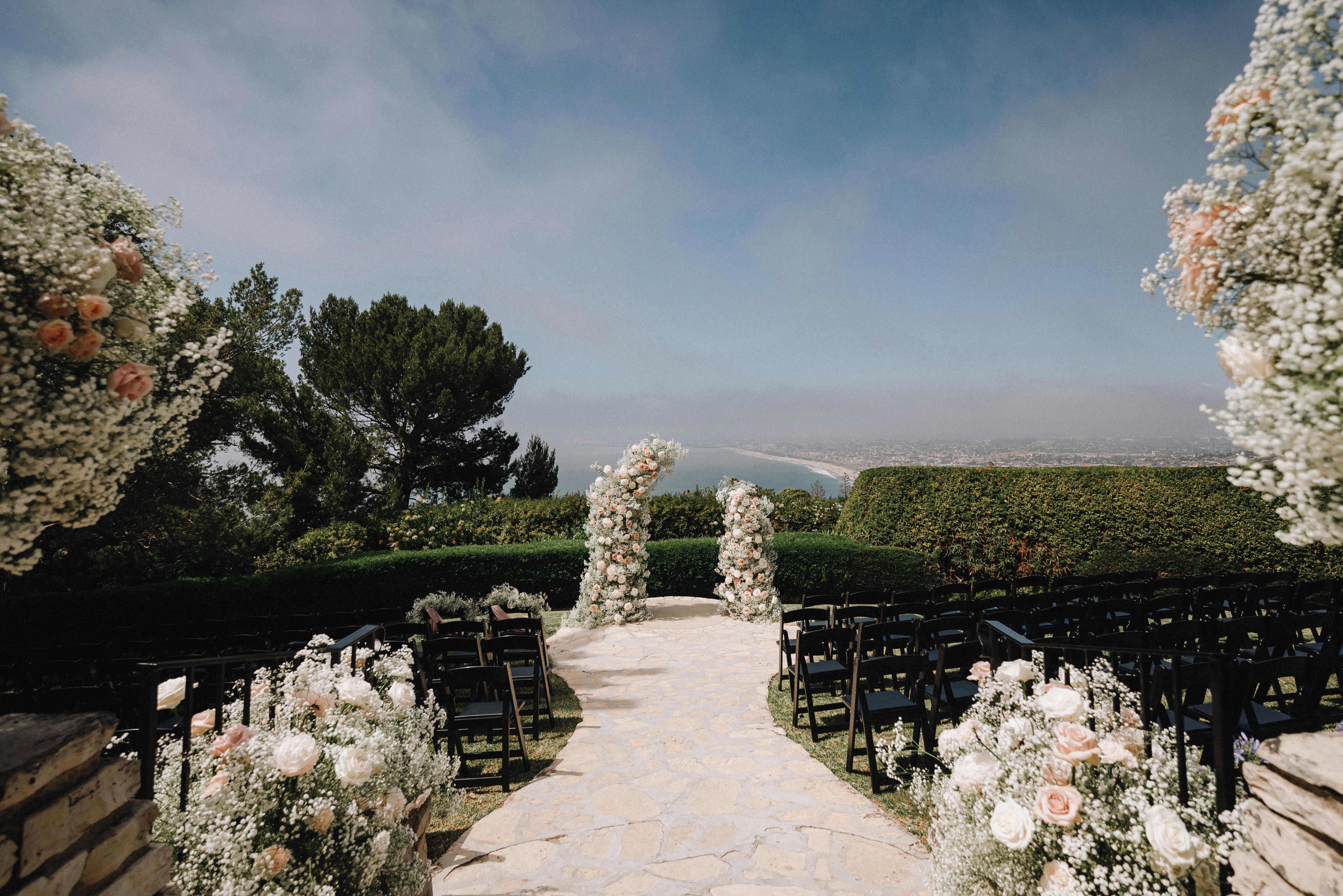 FloralFilled Wedding at La Venta Inn in Palos Verdes Estates