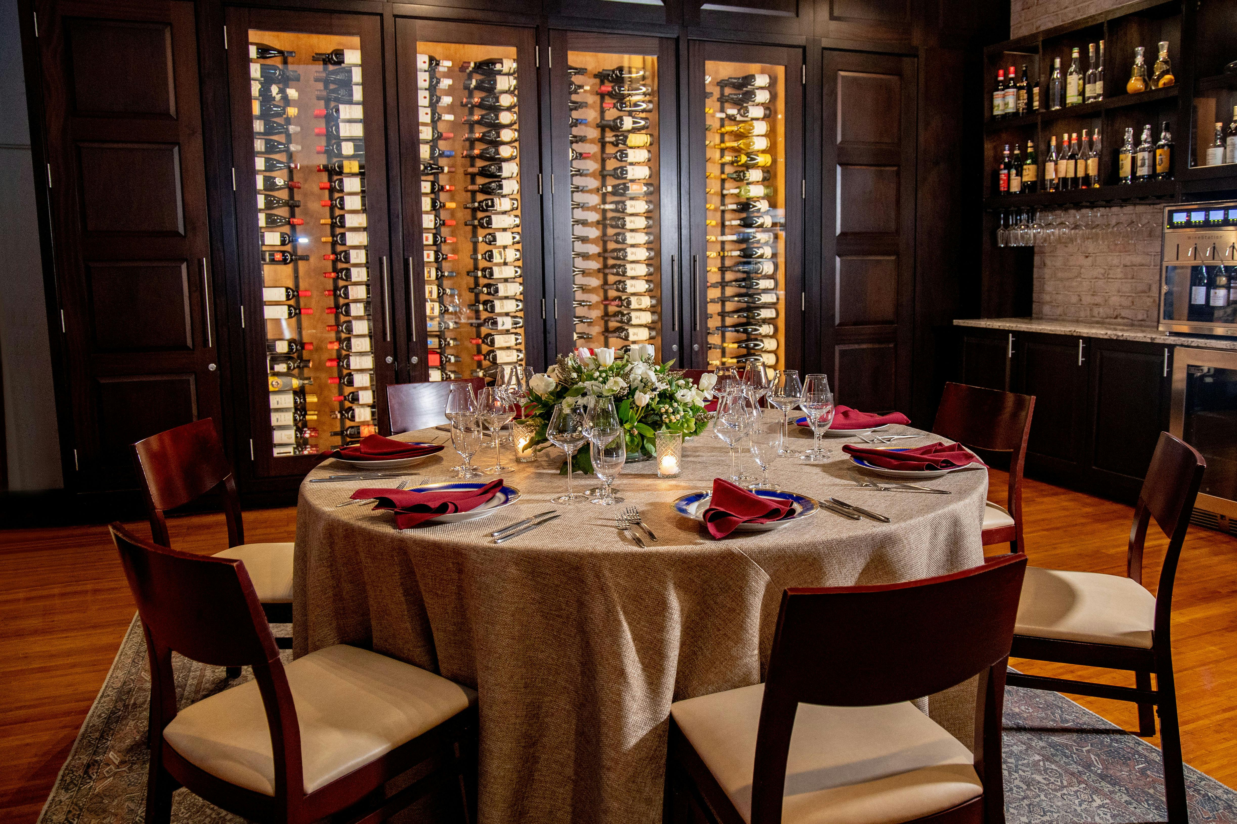 Wine Bar, an event space at Inside Park at St. Bart's