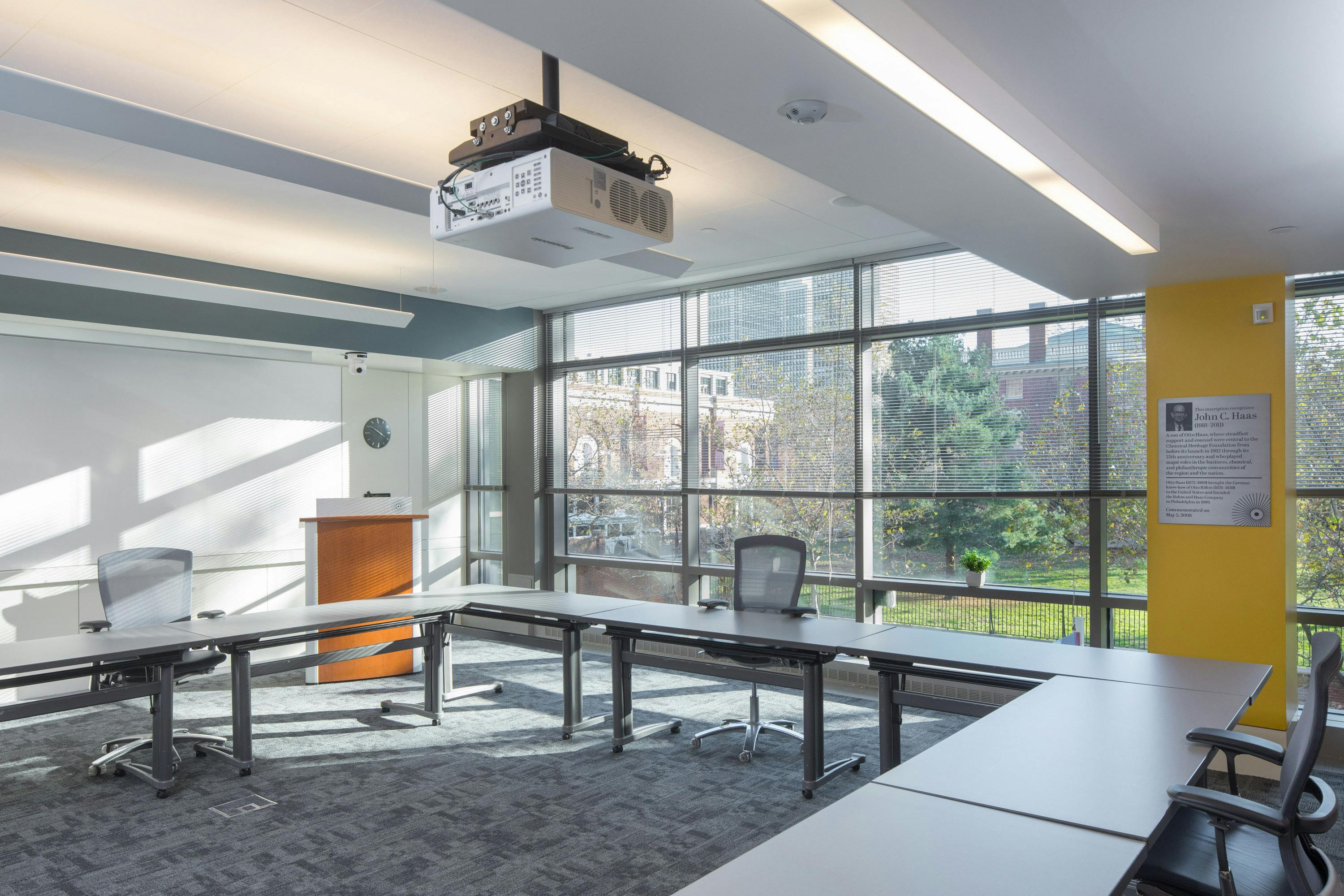 The Otto Röhm and Otto Haas Room, Event Space at Science History Institute