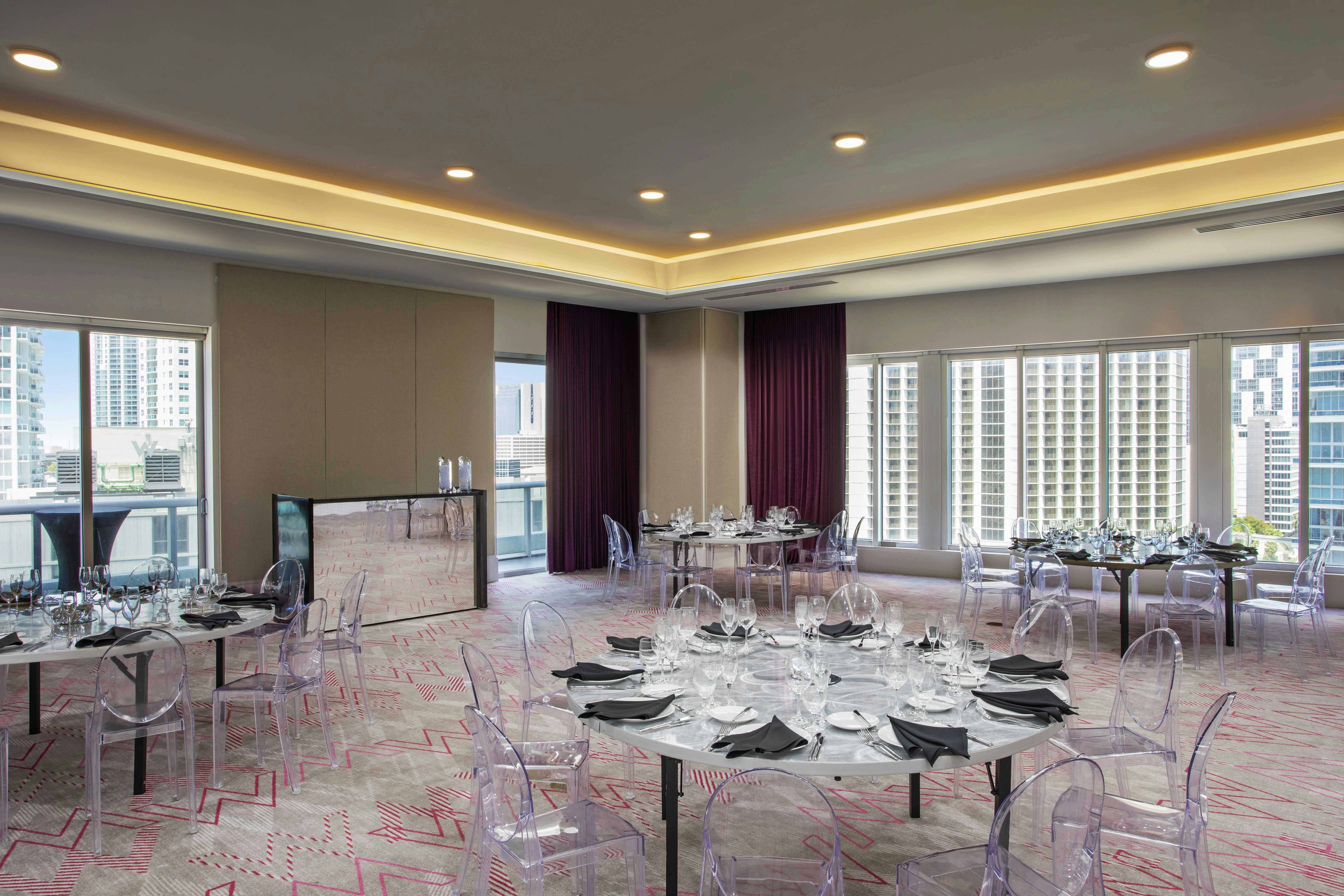 Great Room, an event space at W Hotel Miami