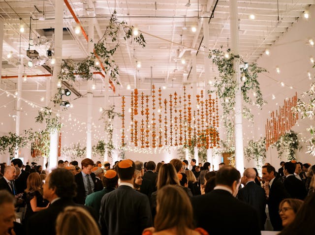 Featured photo from Romantic Wedding under Lights and Flowers at Sound River Studios in New York, NY