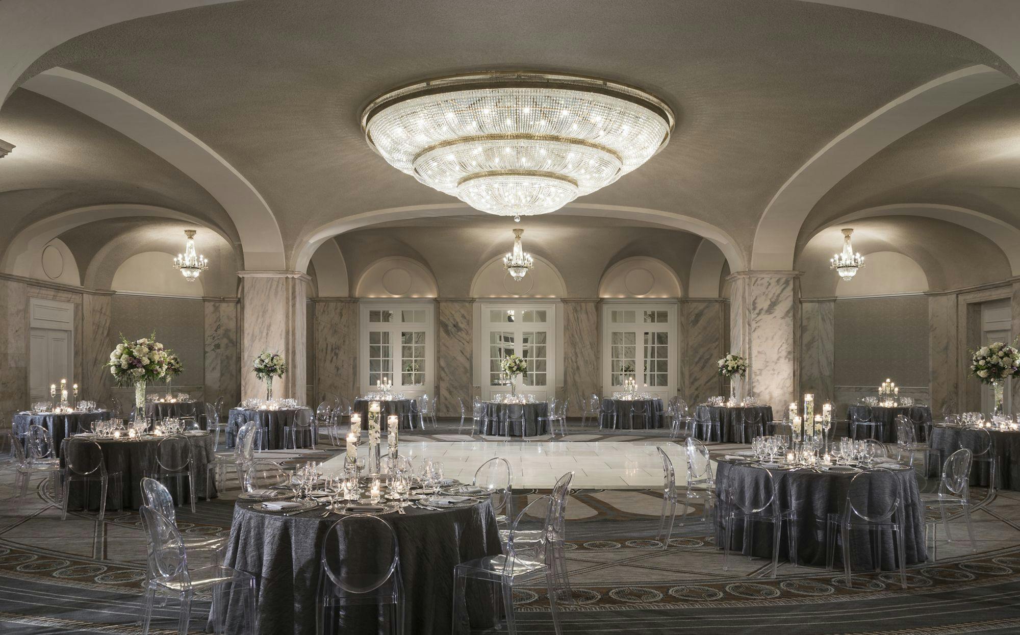 Grand Ballroom, an event space at The Ritz-Carlton Philadelphia