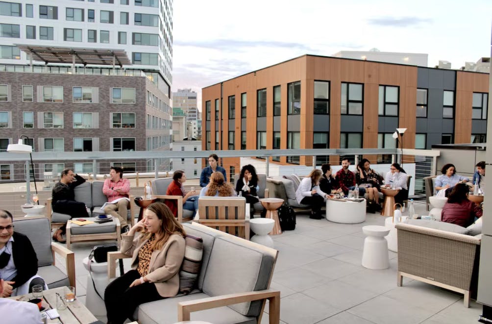 BLUE OWL TERRACE, Restaurant event space at The Dial Central Square