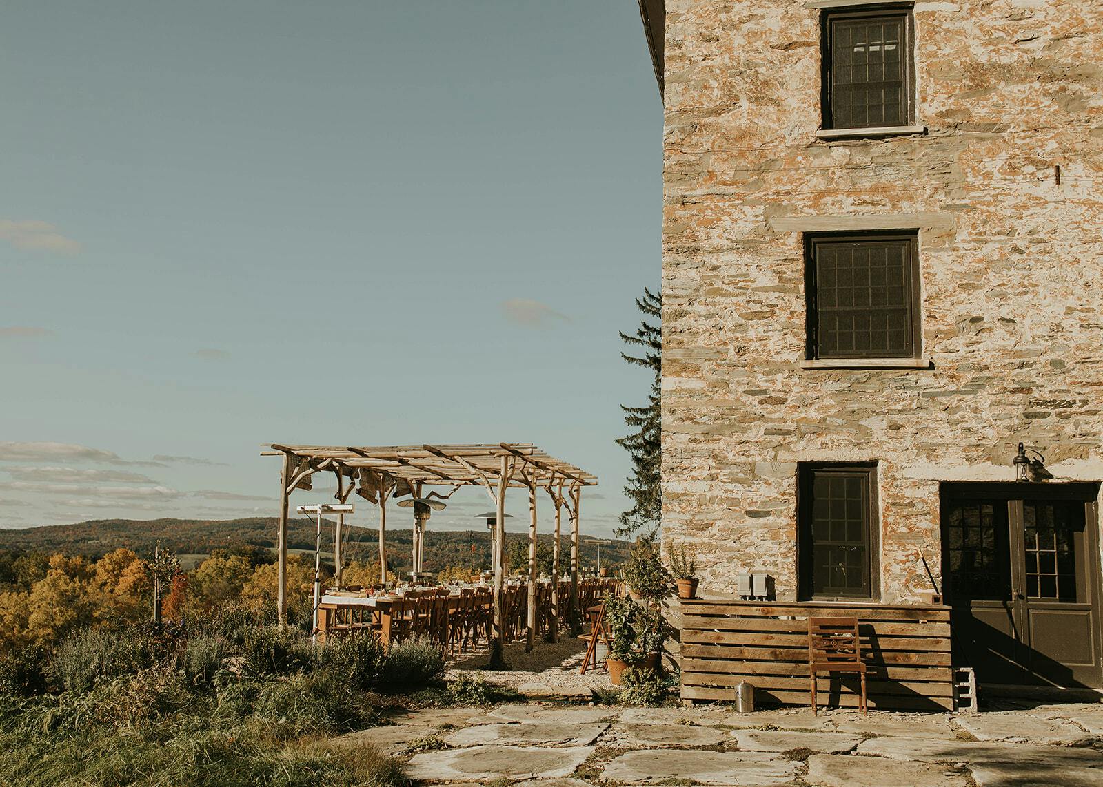 Stone House Terrace The Ruins at Sassafras PartySlate