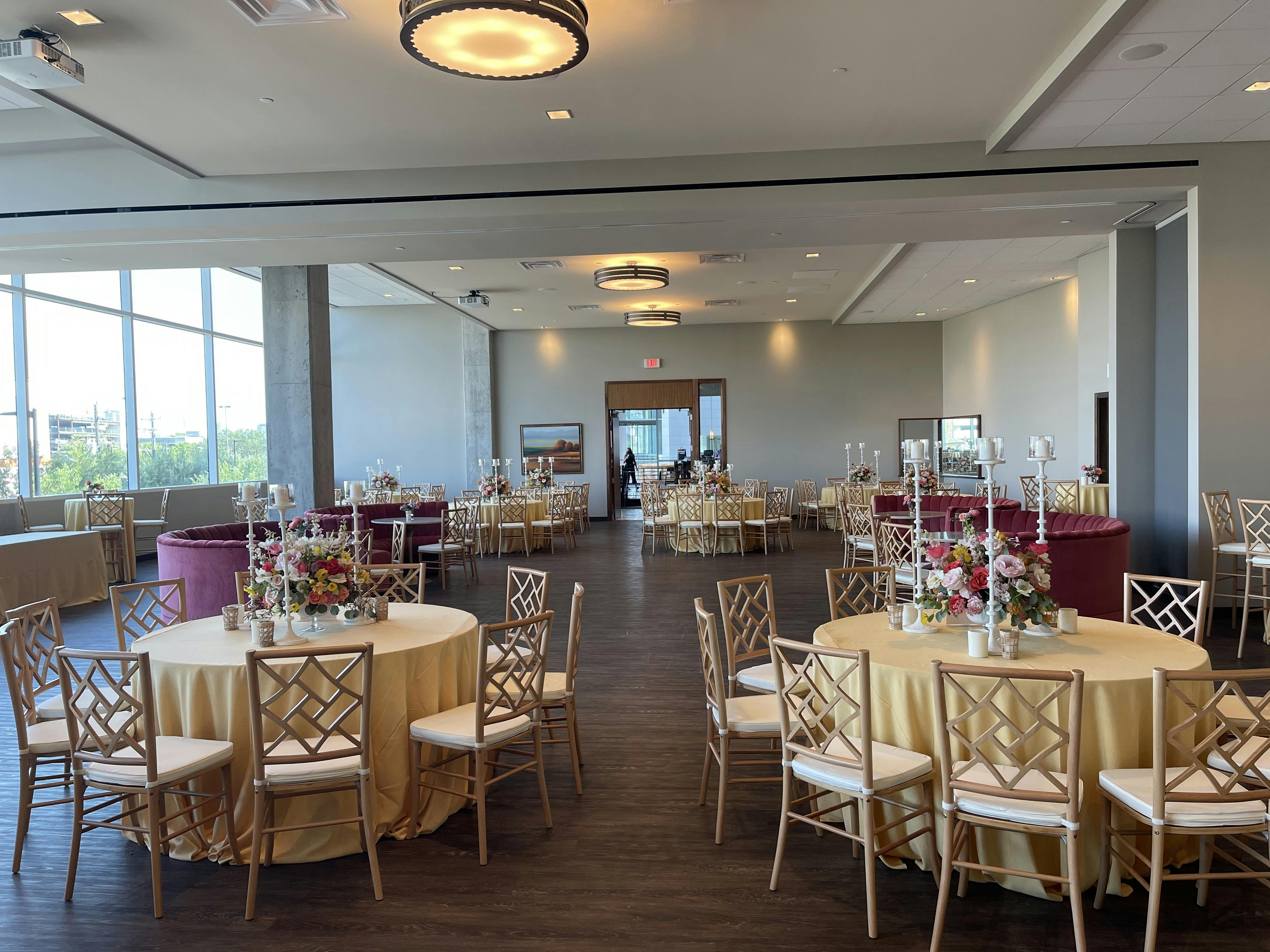 Full Ballroom Pinstripes Houston PartySlate