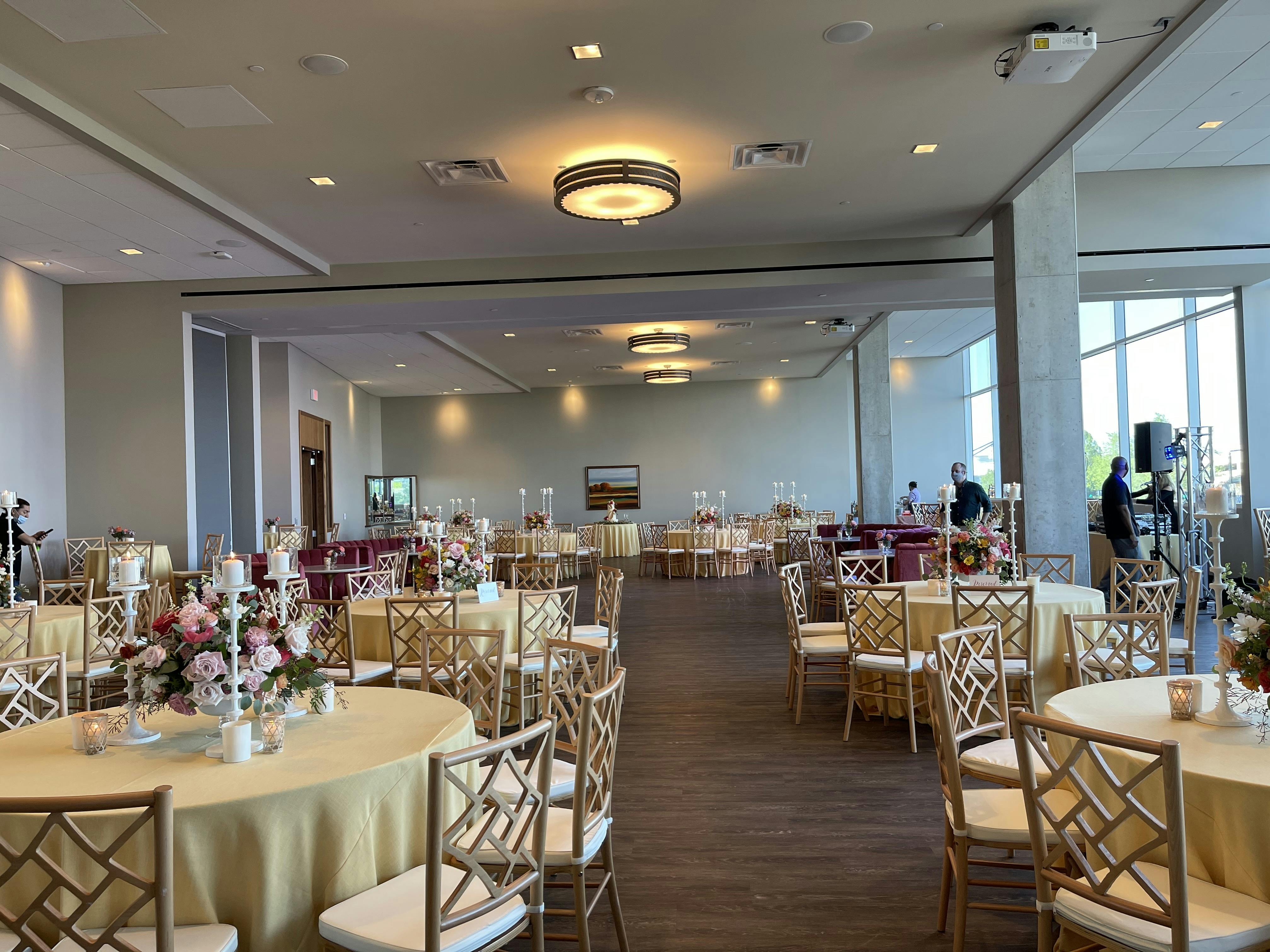 Full Ballroom Pinstripes Houston PartySlate