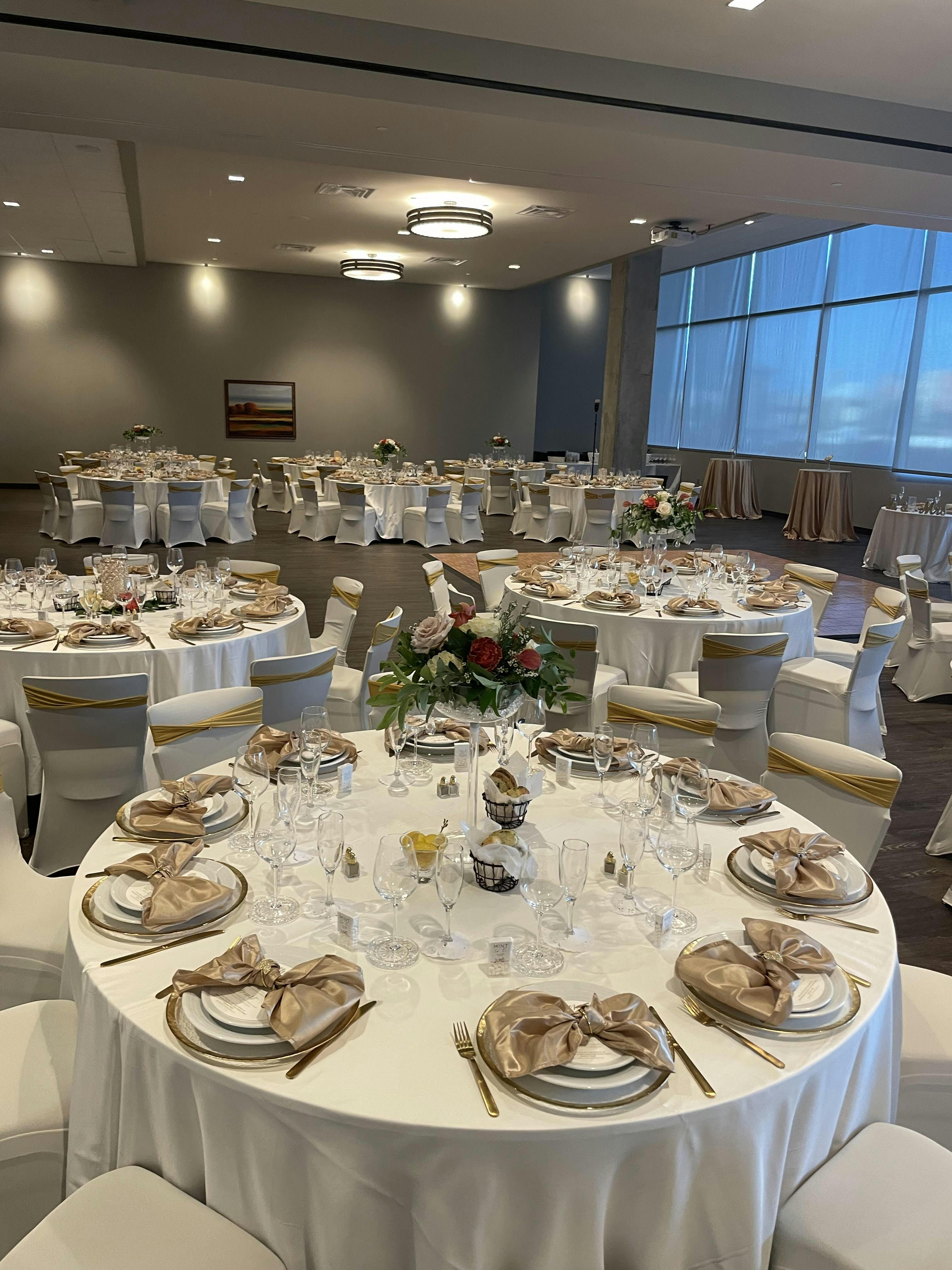 Full Ballroom Pinstripes Houston PartySlate