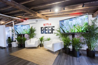 Netflix's BEEF Celebration Pop-Up Installation