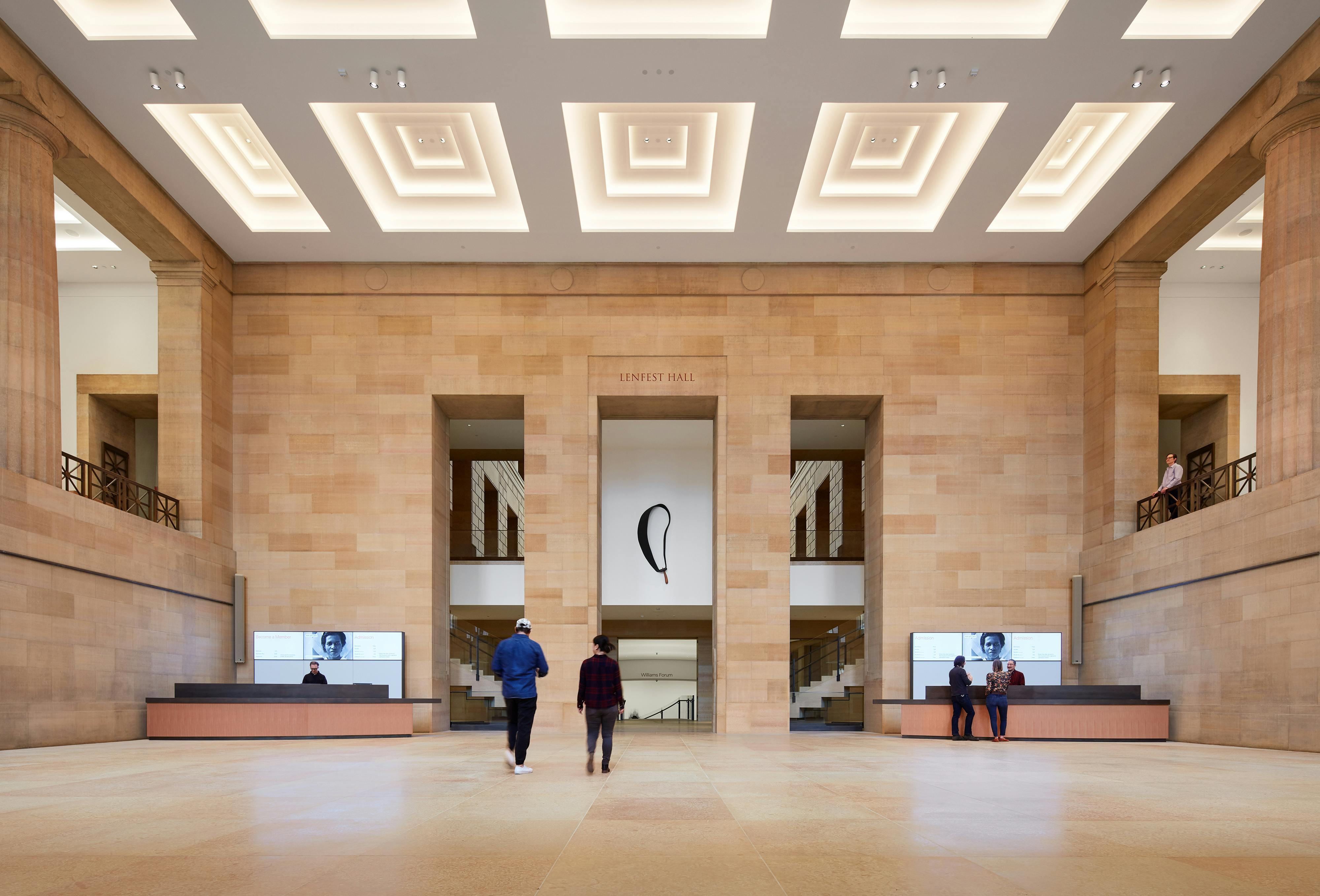 Lenfest Hall, an event space at Philadelphia Museum of Art