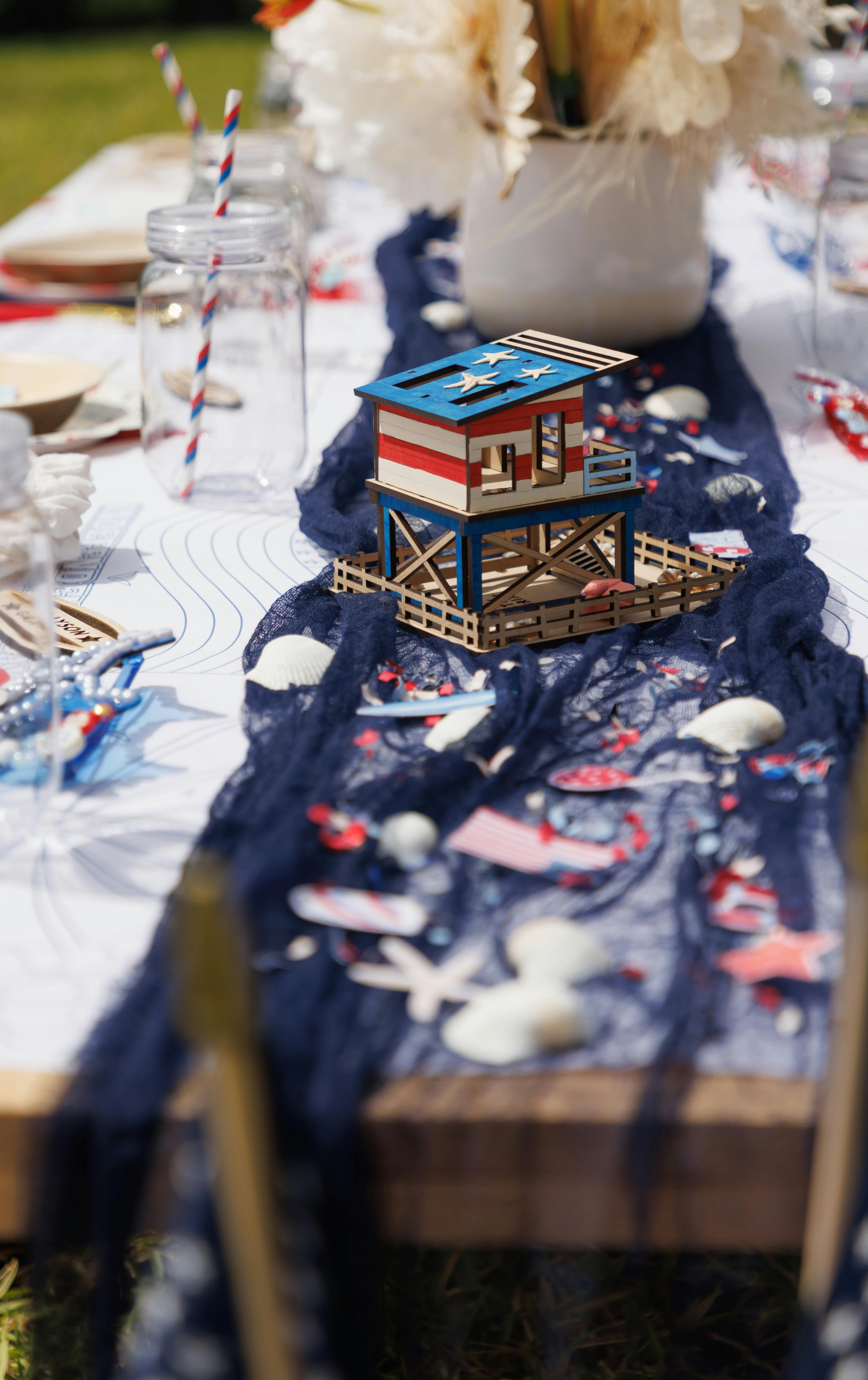 Americana 4th of July Summer BBQ Essentials — bows & sequins