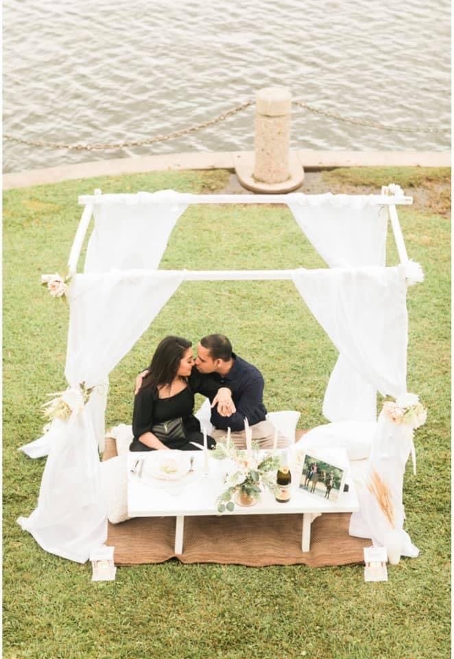 Featured photo from Picnic waterside proposal