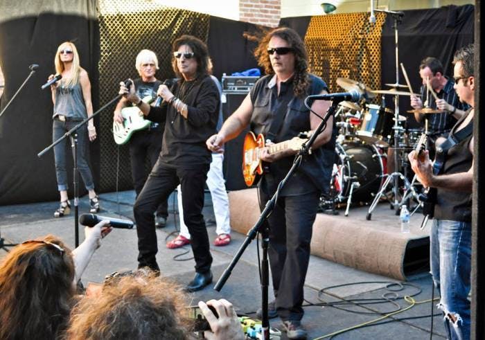 Sammy Hagar AXSTV recording with Alice Cooper | Michael Nitro Band |  PartySlate