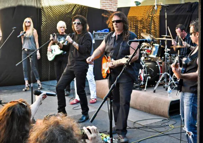 Sammy Hagar AXSTV recording with Alice Cooper | Michael Nitro Band | PartySlate