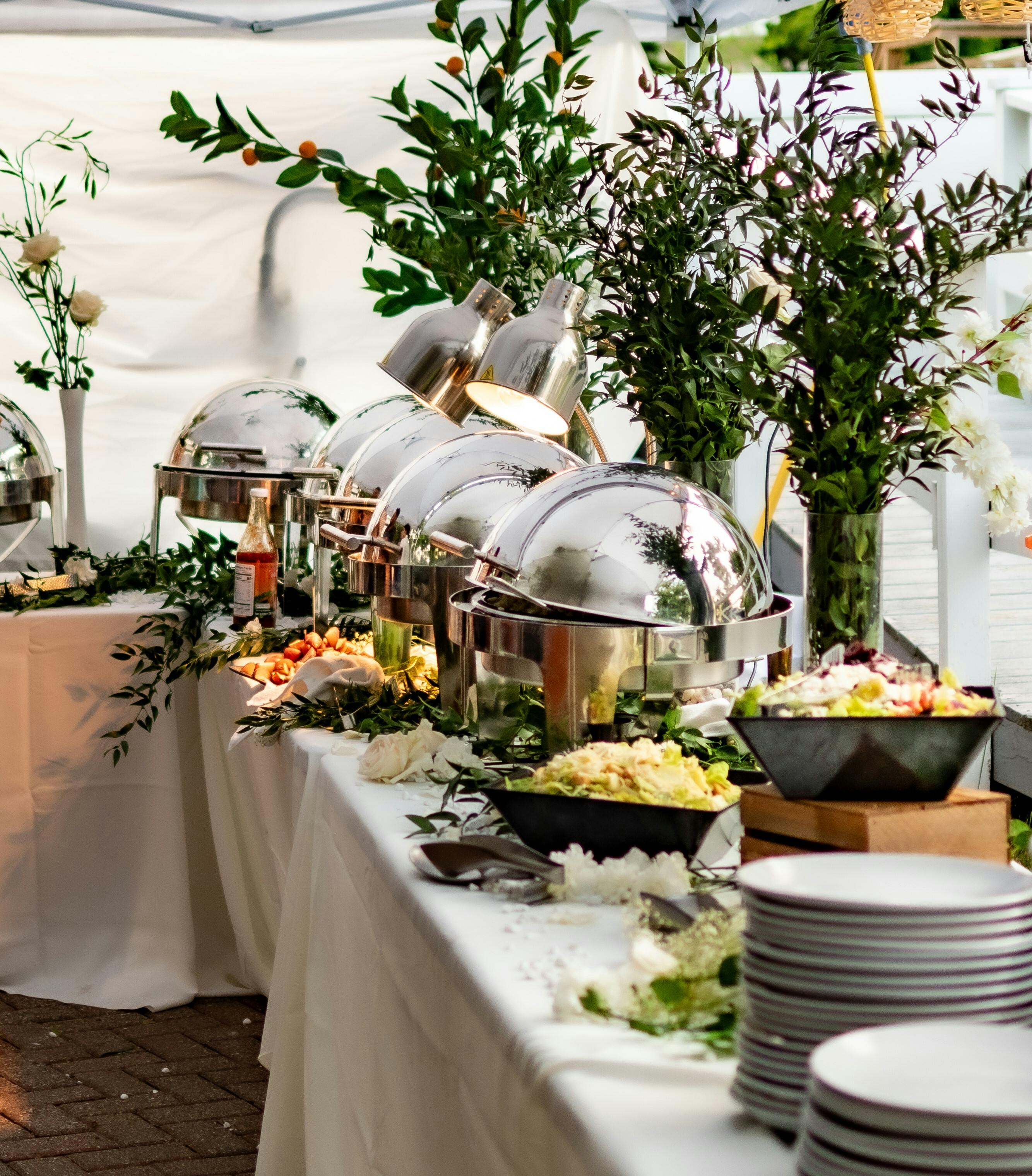 wedding buffet table design