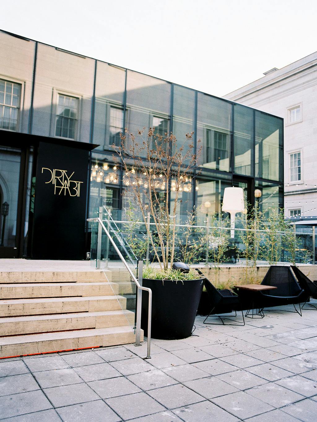 The Glass House, an event space at DIRTY HABIT DC
