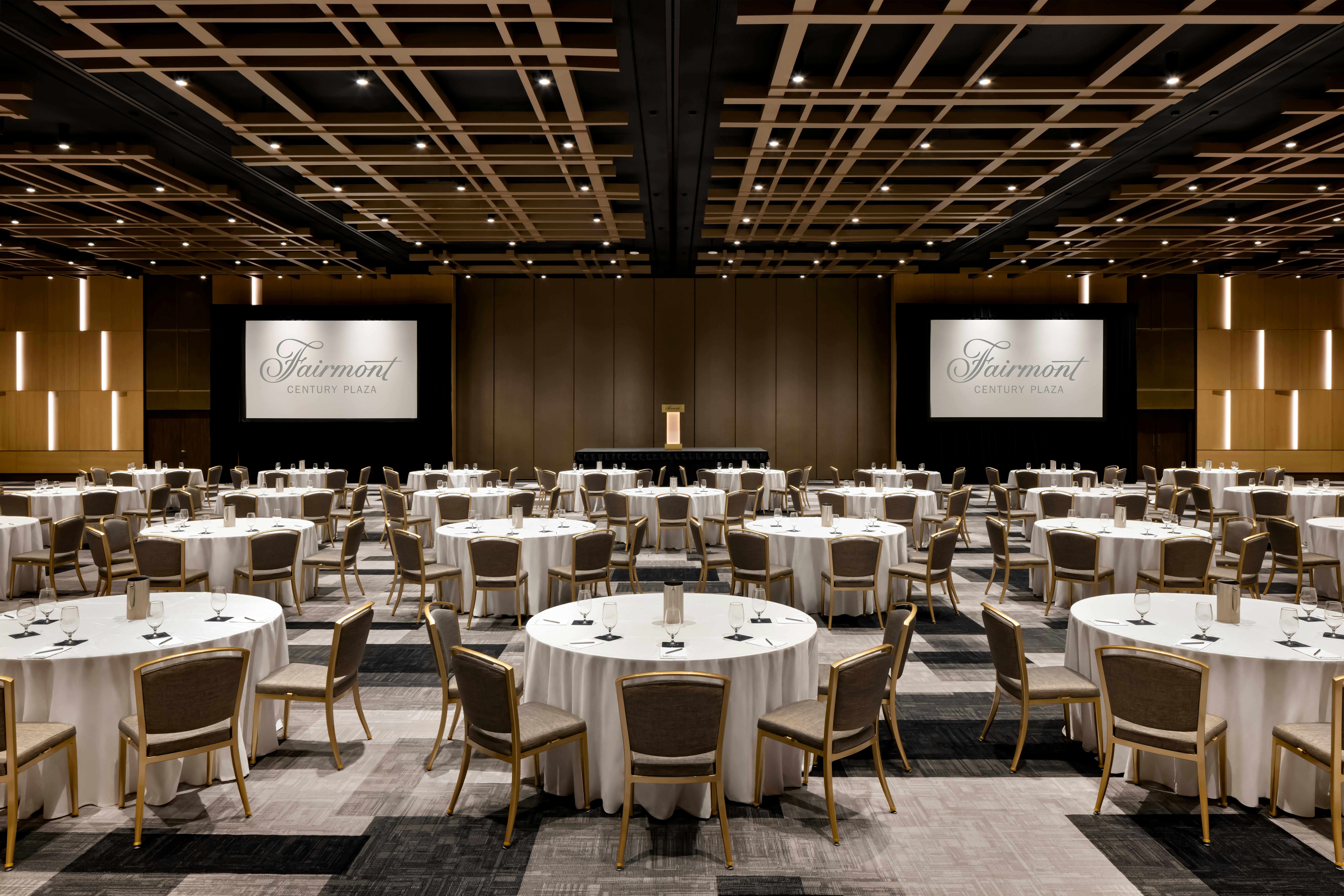 Los Angeles Ballroom, an event space at Fairmont Century Plaza