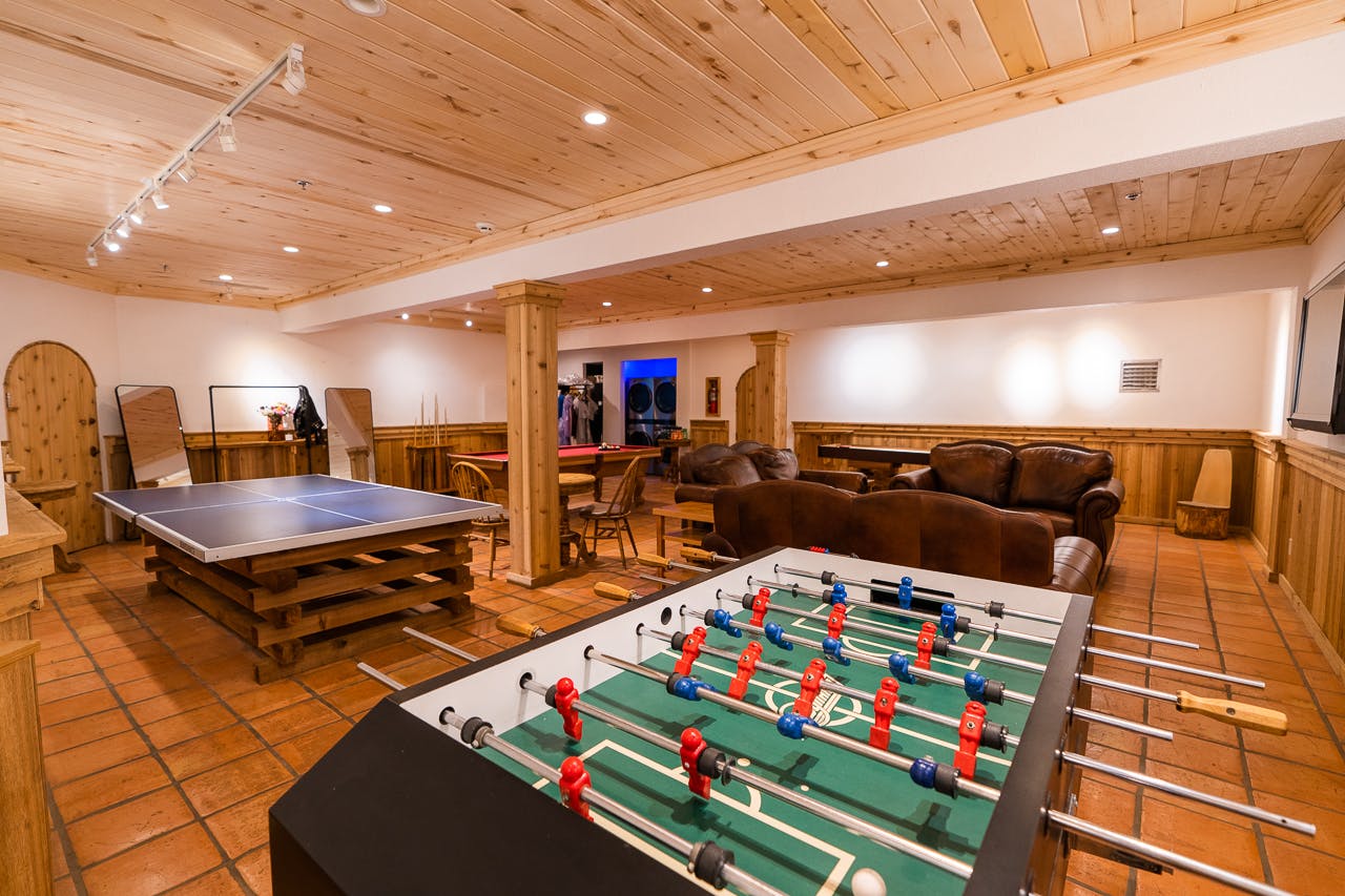Game Room and Mountain View Spa, Venue with Activities event space at The Black Diamond Lodge