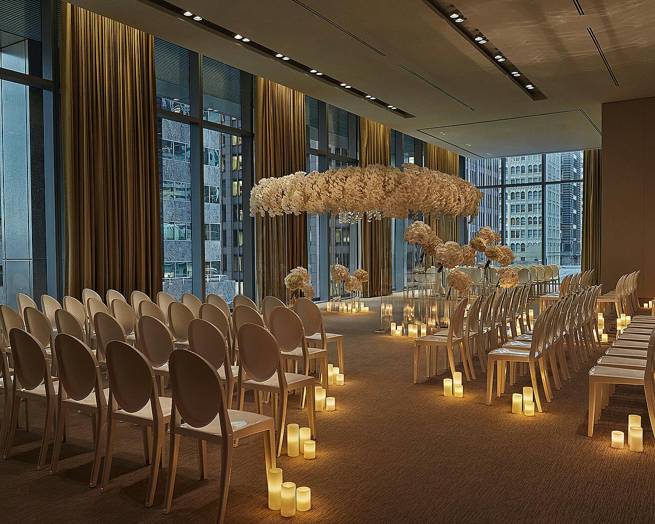 Ballroom I, an event space at Four Seasons Hotel Philadelphia