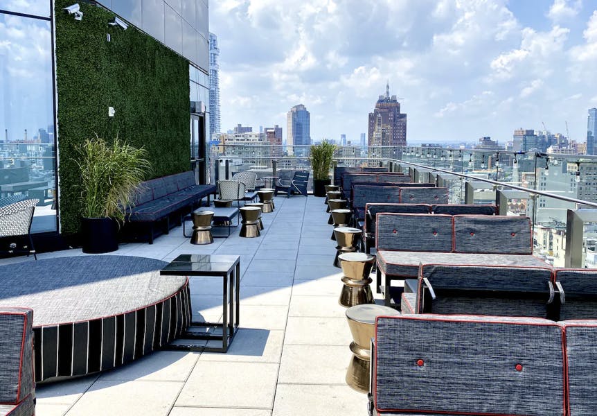 UPTOWN TERRACE, Outdoor event space at The Crown Rooftop