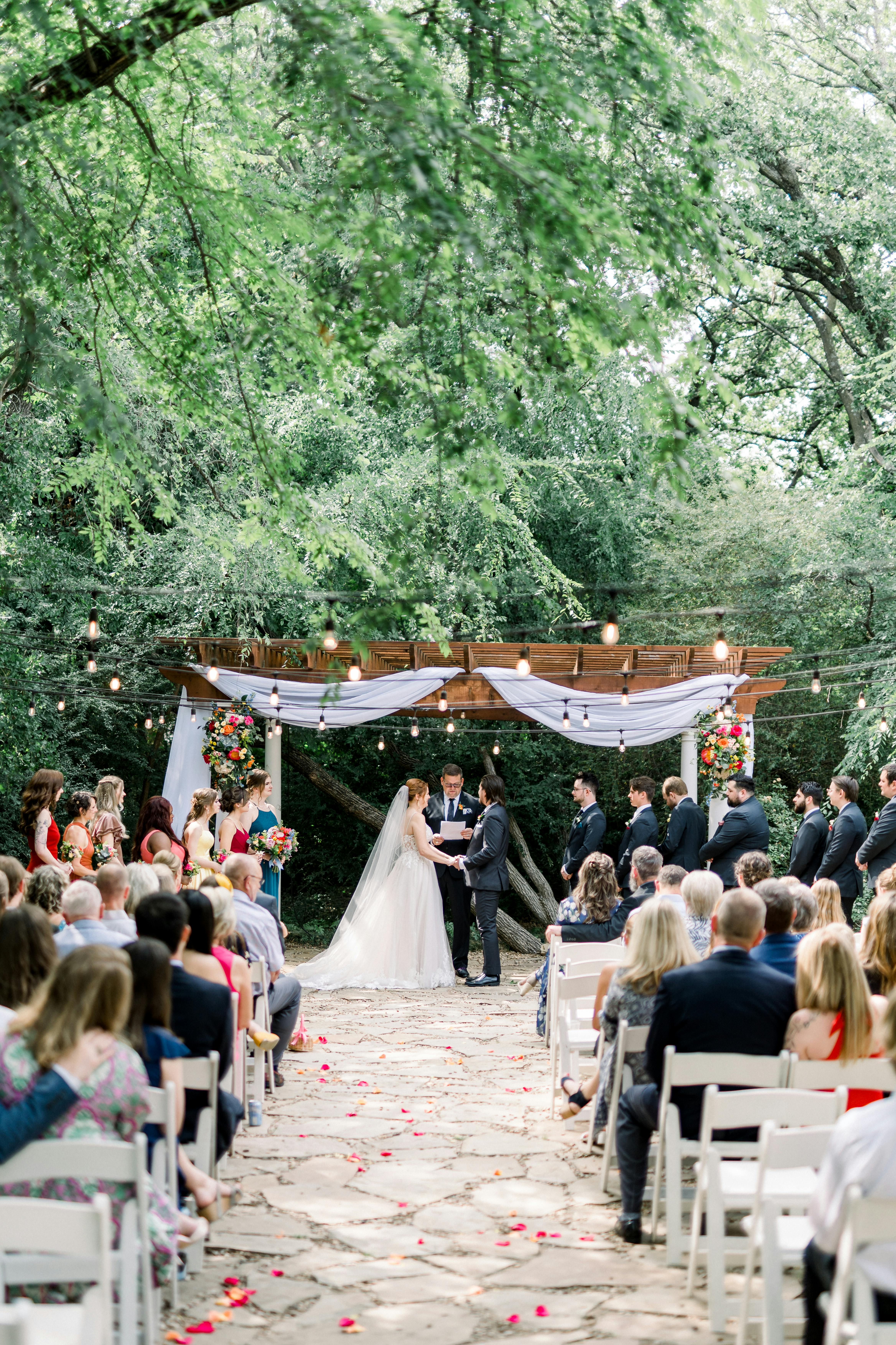 Outdoor Ceremony, Event Space at Wildwood Inn by Walters Wedding Estates