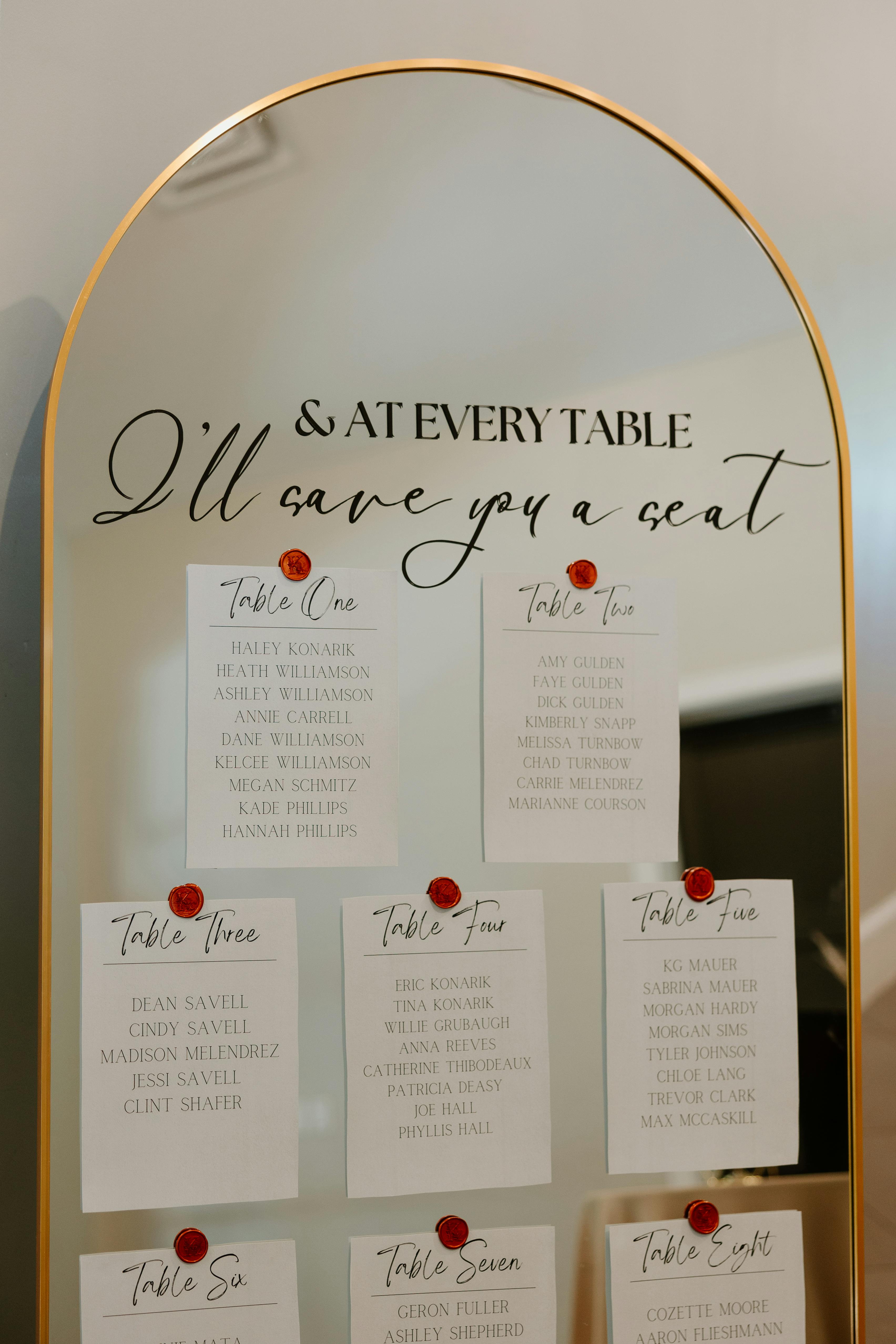 Wedding Place Card Ideas posted by NXT LVL Weddings & Events