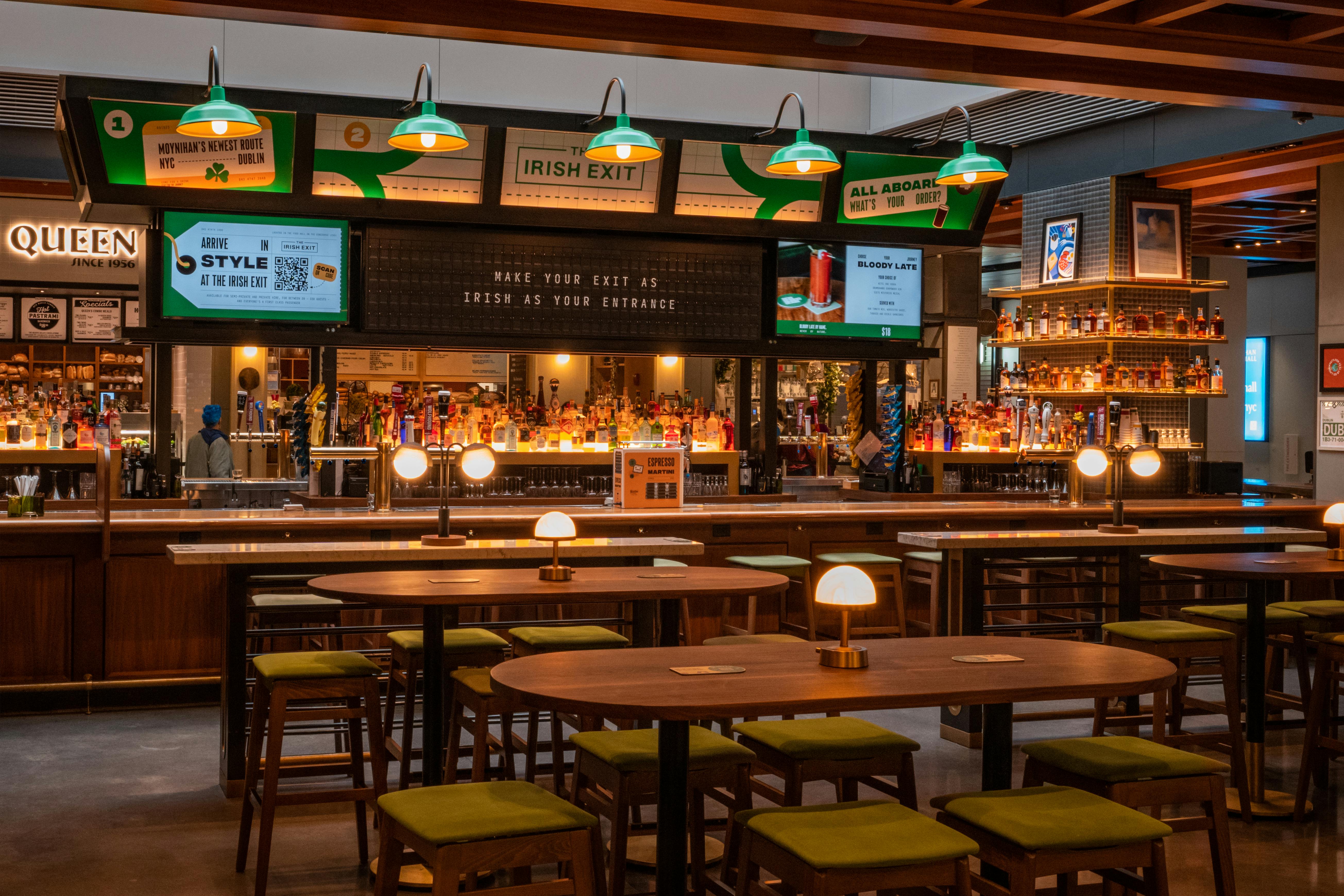 Heuston, Restaurant event space at The Irish Exit