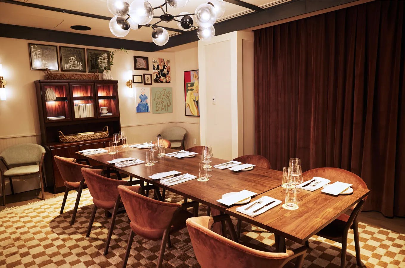 The Drawing Room, Restaurant event space at Hutton Hotel