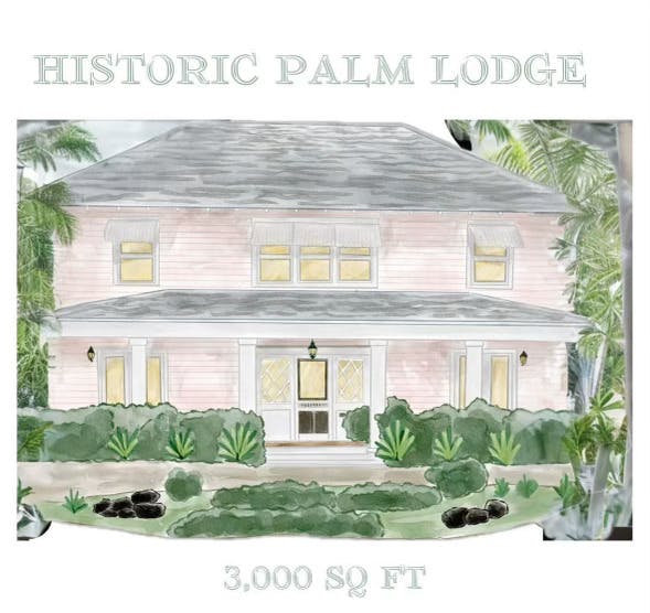 Historic Palm Lodge, an event space at Historic Palm Lodge