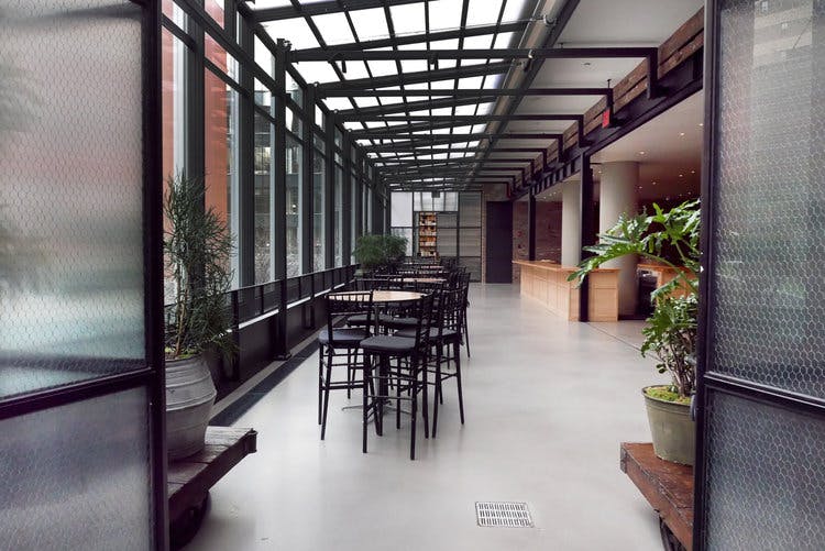 The Terrace, Outdoor event space at SECOND.